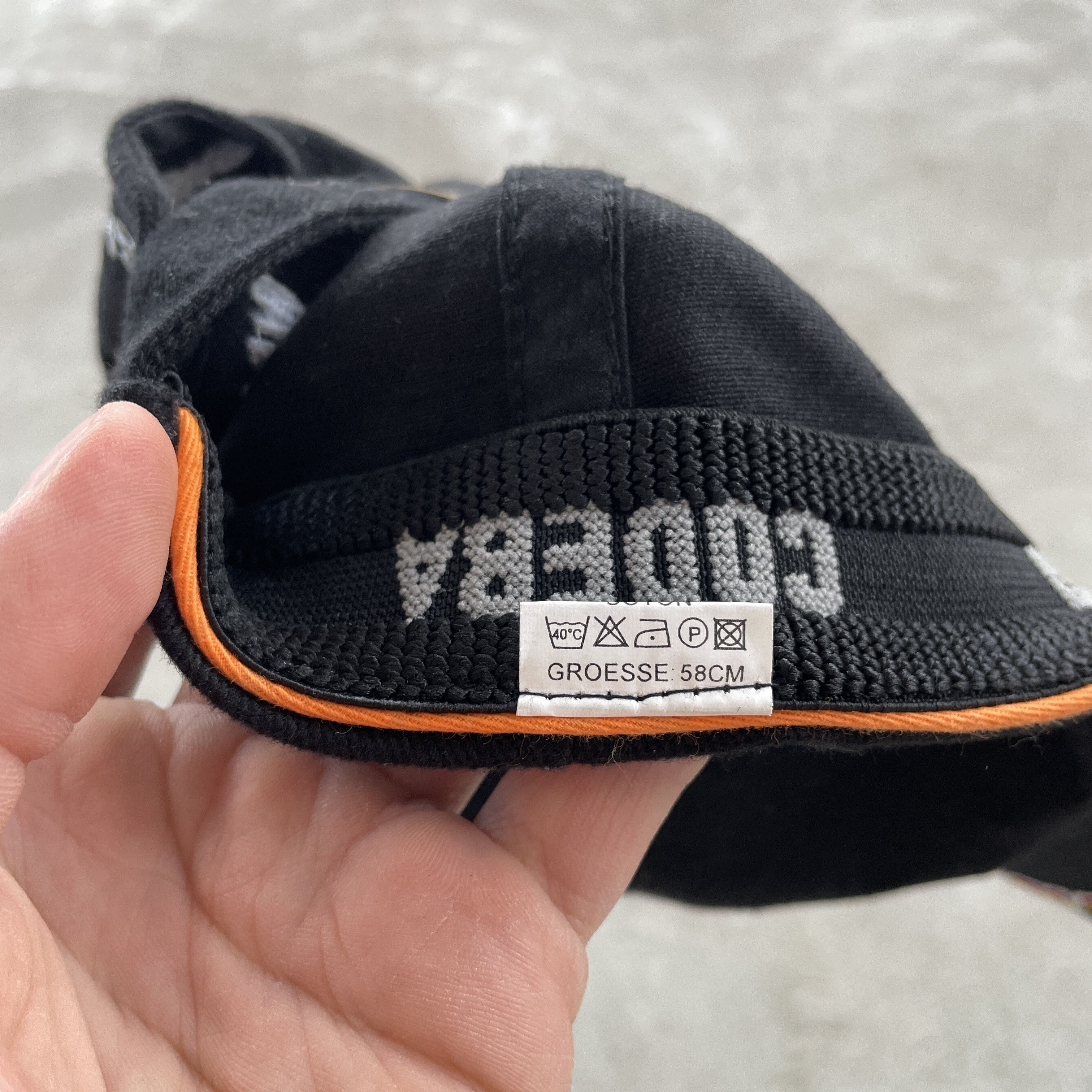 Vintage Vintage Codeba DSV Ski Team Germany Black Cap Hat 58cm Size ONE SIZE - 7 Thumbnail