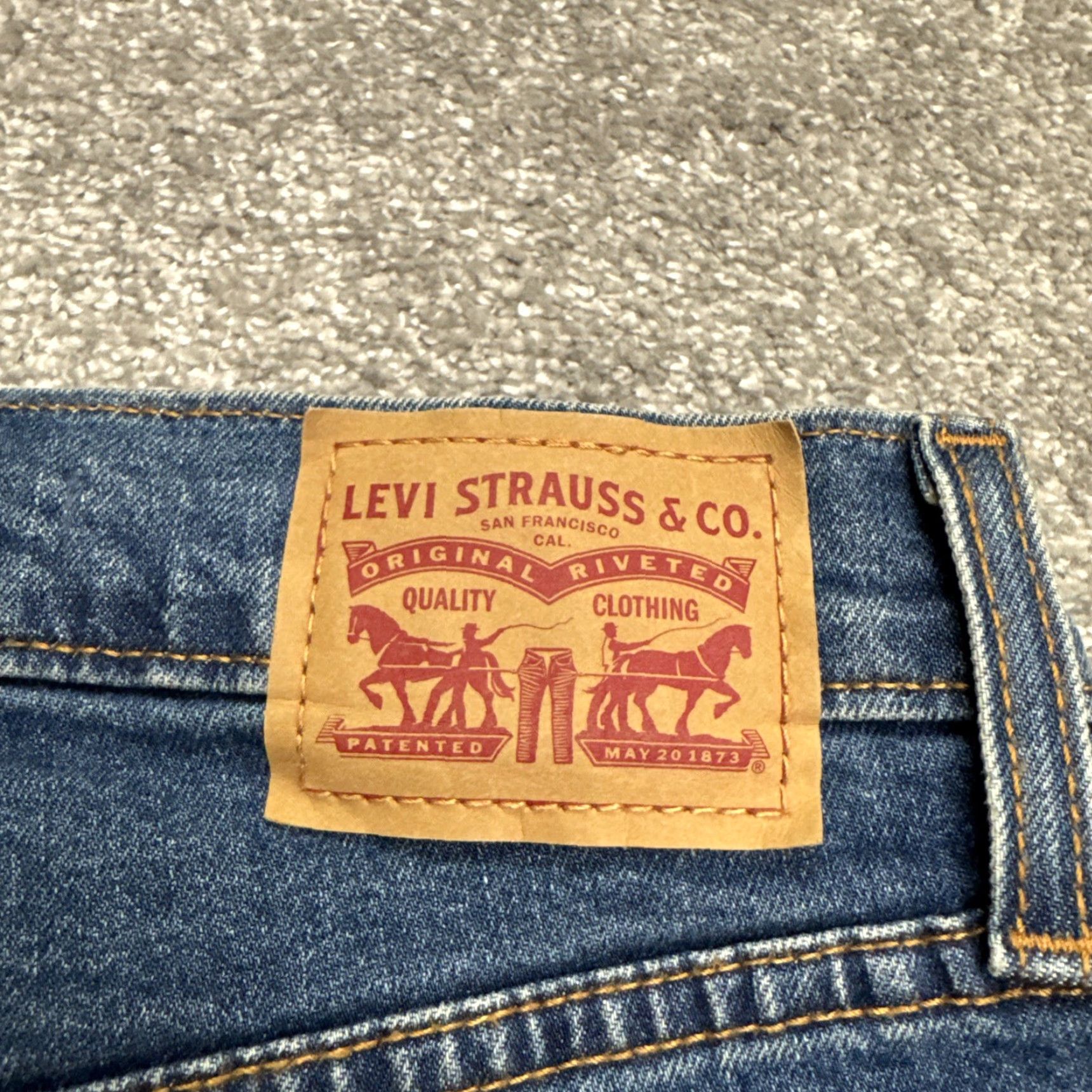 Levi's Levi’s Wedgie Skinny Distressed Denim Jeans Womens 25 Button Fly High Rise 24x26 Blue Jeans Size 42" / US 20 - 6 Thumbnail
