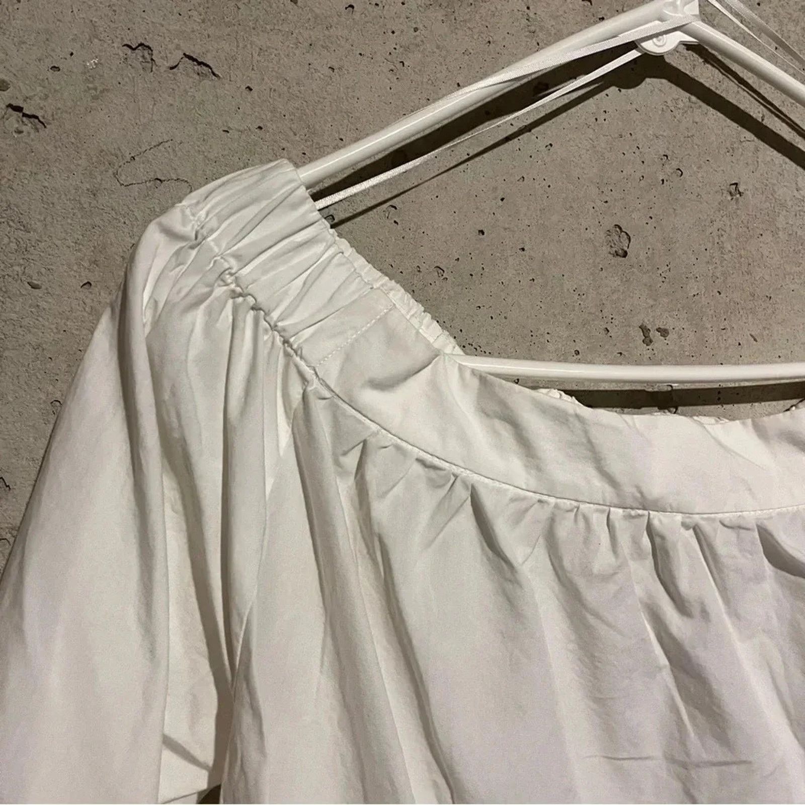 Madewell Madewell Off Shoulder Size M Boho Shirt 3/4 Sleeve Cotton Size M / US 6-8 / IT 42-44 - 3 Thumbnail