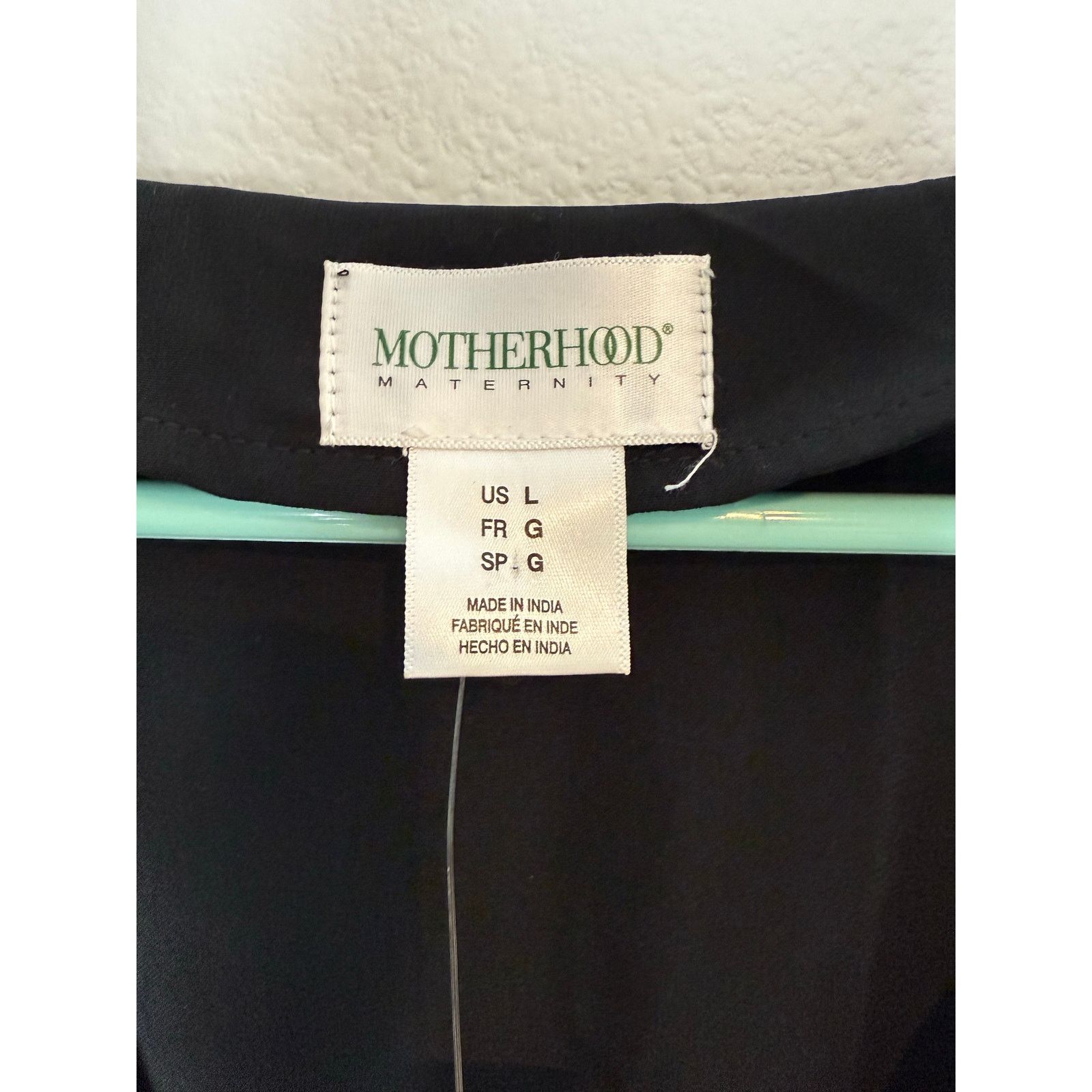 Other NWT Motherhood Maternity Arabian Nights Black Dress, Sz L Size L / US 10 / IT 46 - 6 Thumbnail