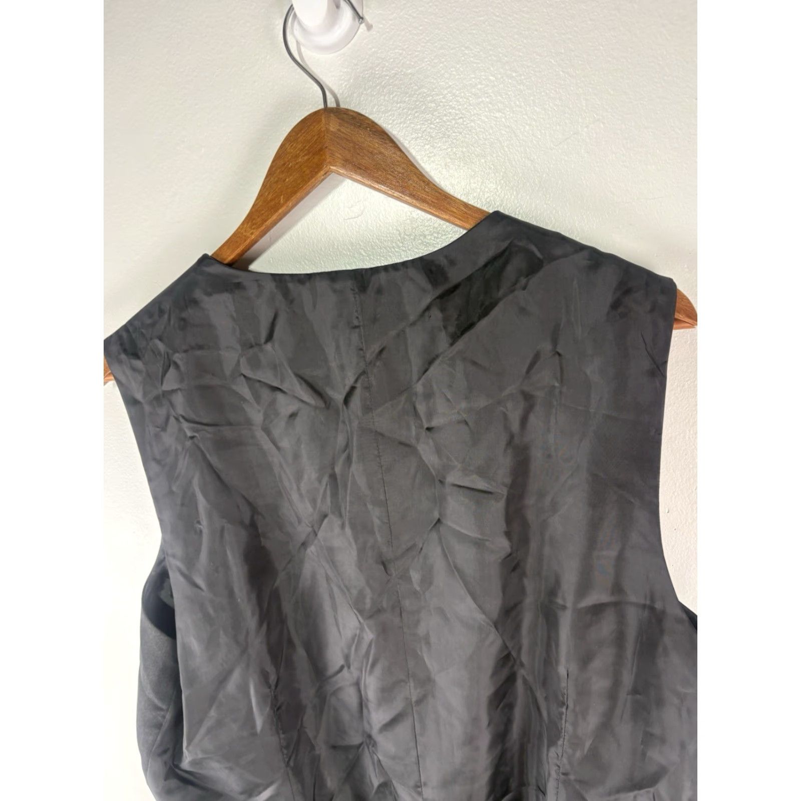 Perry Ellis Perry Ellis Travel Luxe Charcoal 5 Button Dress Vest Mens Size L New Size US L / EU 52-54 / 3 - 7 Thumbnail