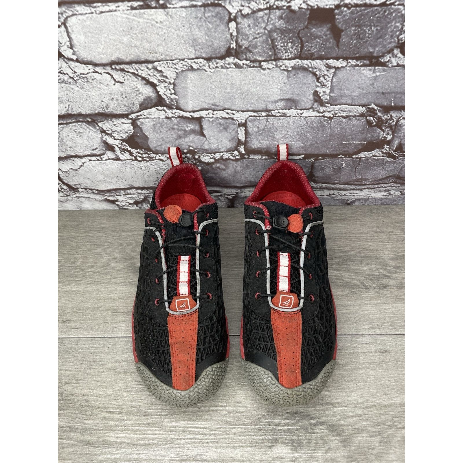 Sperry Sperry Top-Sider Searacer Plus GripX3 Black Red Synthetic Sh Size US 8 / IT 38 - 4 Thumbnail