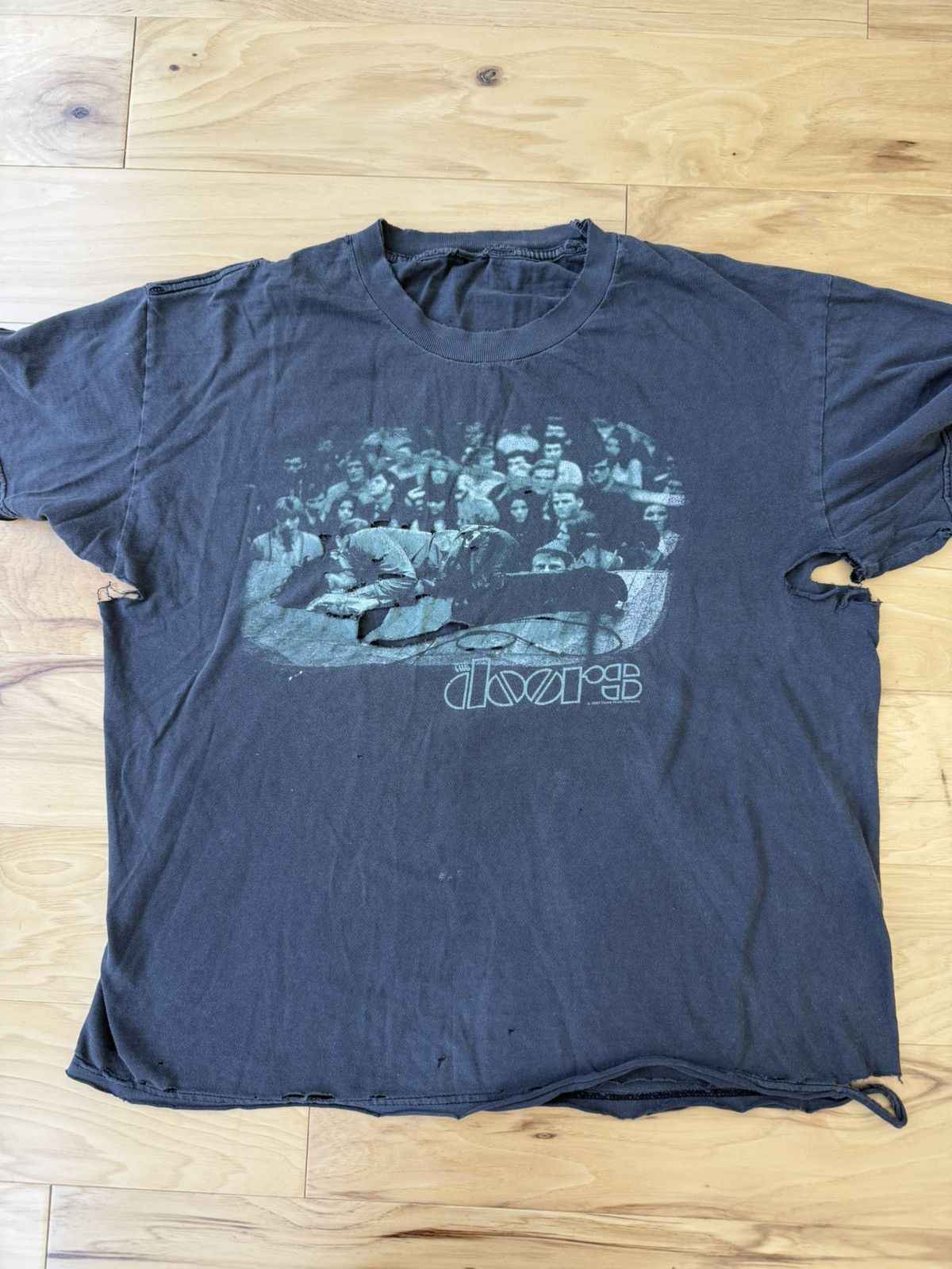Japanese Brand Vintage distressed The Doors tee Size US XL / EU 56 / 4 - 1 Thumbnail