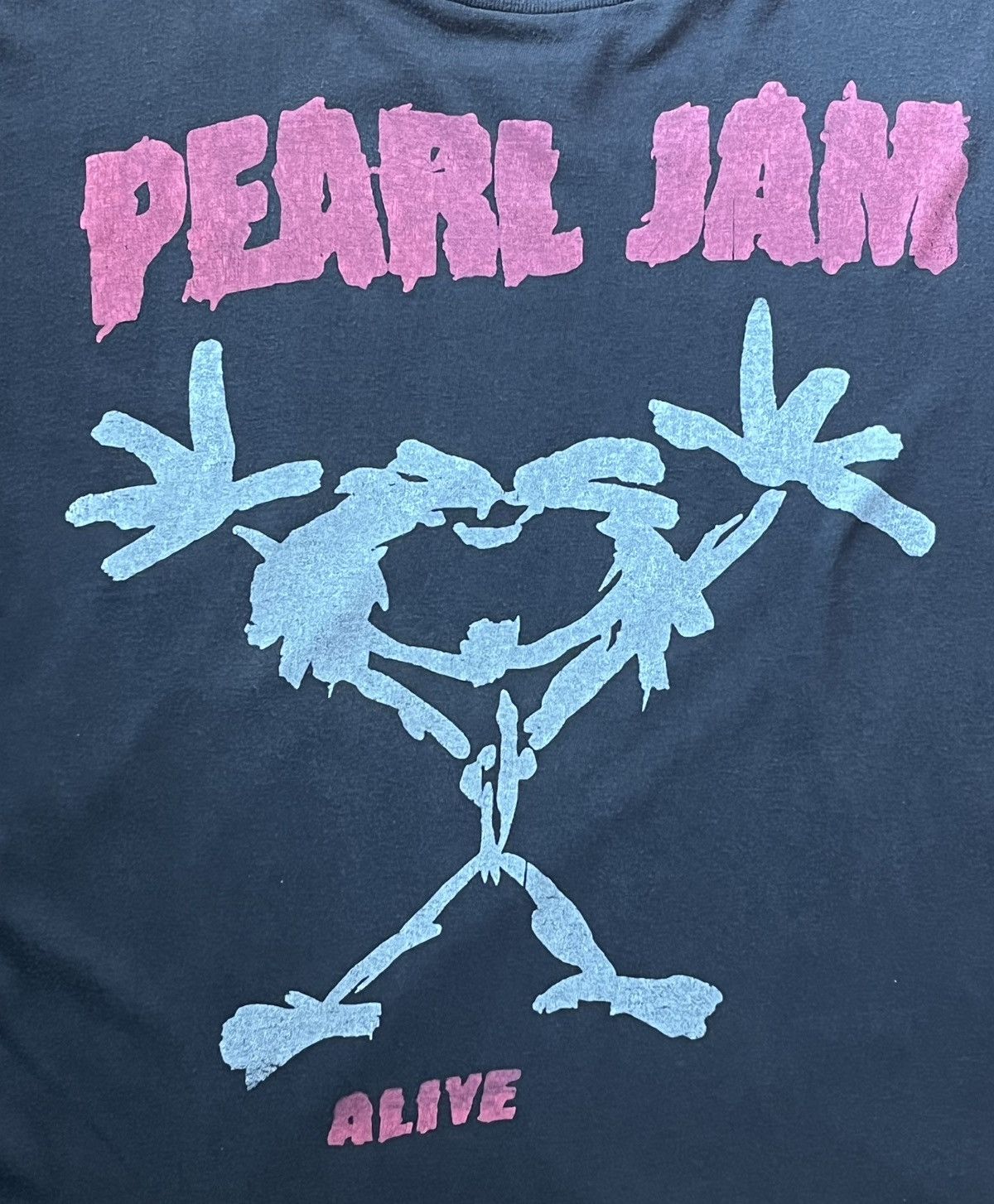 Band Tees × Vintage Pearl Jam Alive Long Sleeve 1992 Size US XL / EU 56 / 4 - 4 Thumbnail