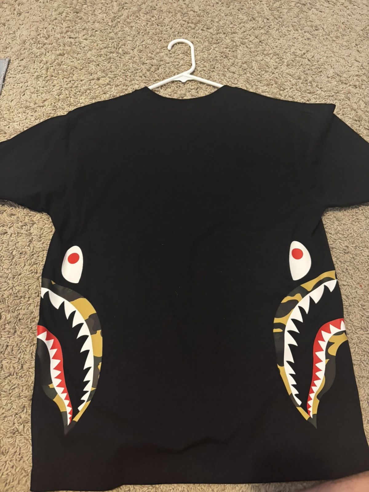 Bape Bape side shark T-shirt Size US M / EU 48-50 / 2 - 3 Thumbnail