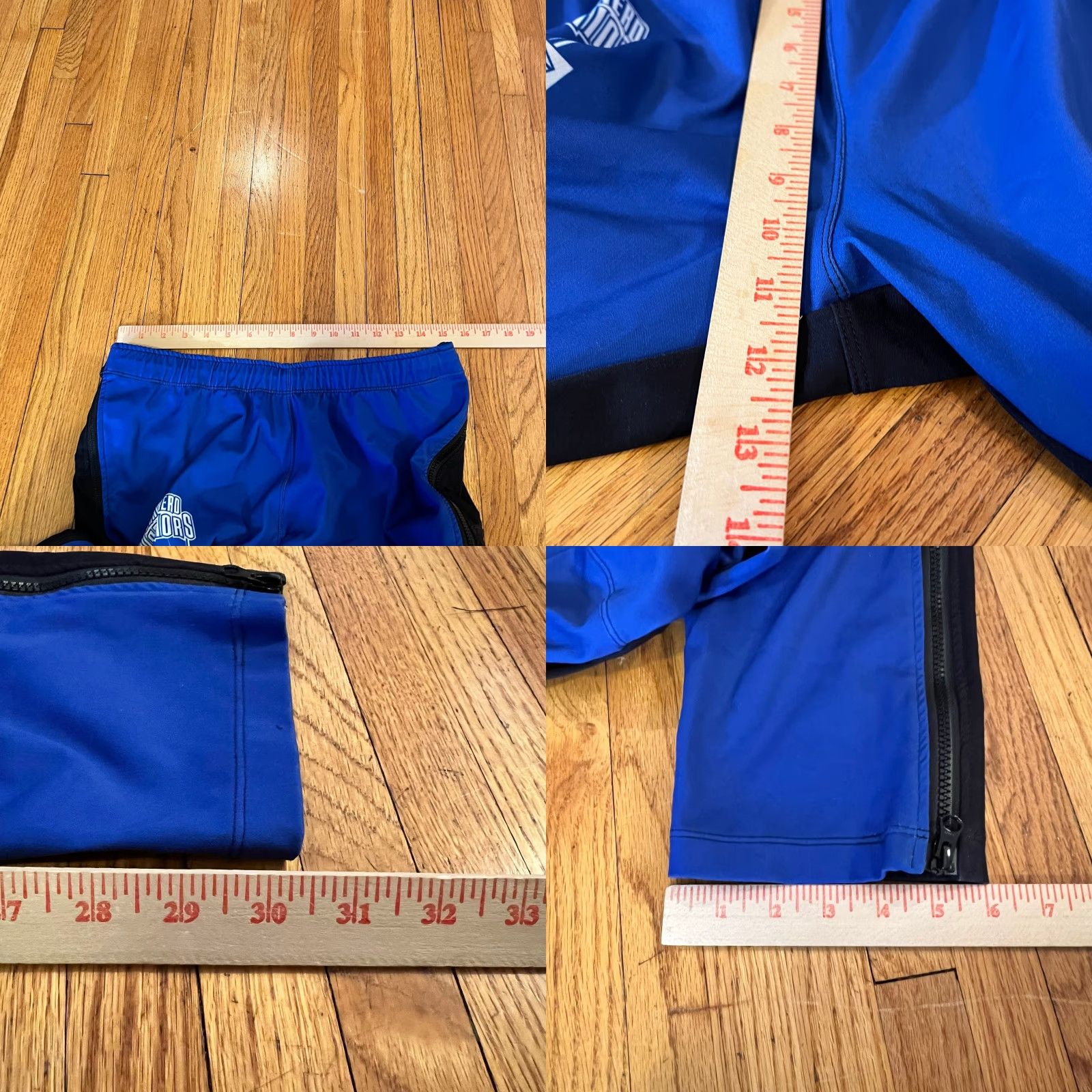 Vintage Podium Wear Pants Unisex Adults XL Side Zip Track Nordic Ski Brainerd Blue Size 40" / US 18 - 8 Thumbnail