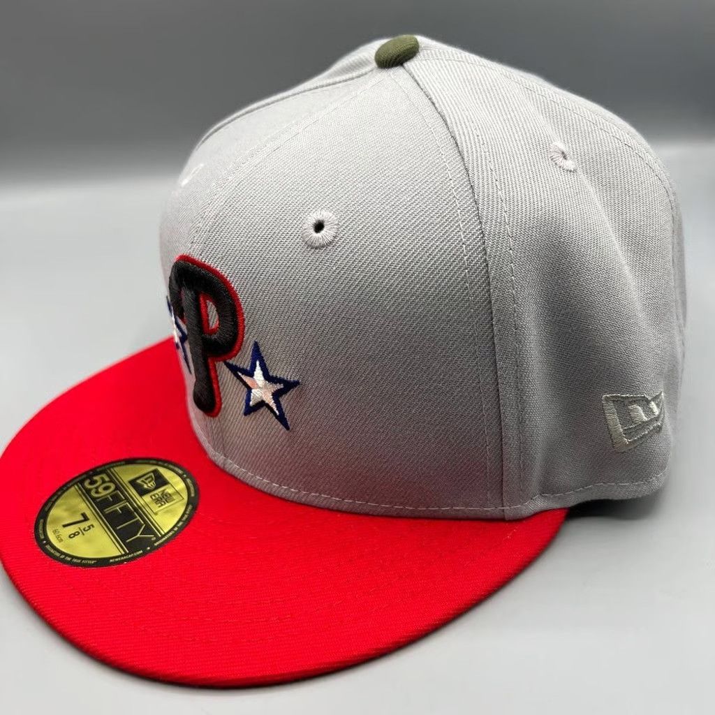 New Era Philadelphia Phillies Hat Men 7 5/8 59Fifty New Era Fitted Size ONE SIZE - 3 Thumbnail