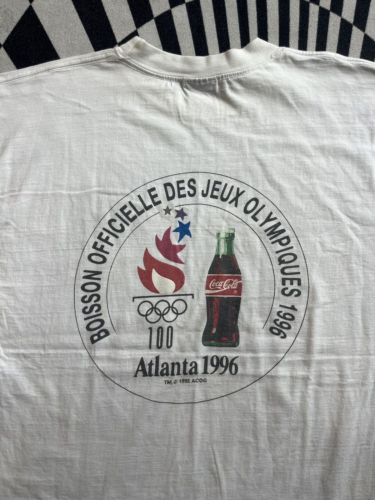 USA Olympics Vintage USA OLYMPIQUES Coca Cola 1996’s Atlanta 1996’s Size US XL / EU 56 / 4 - 10 Thumbnail