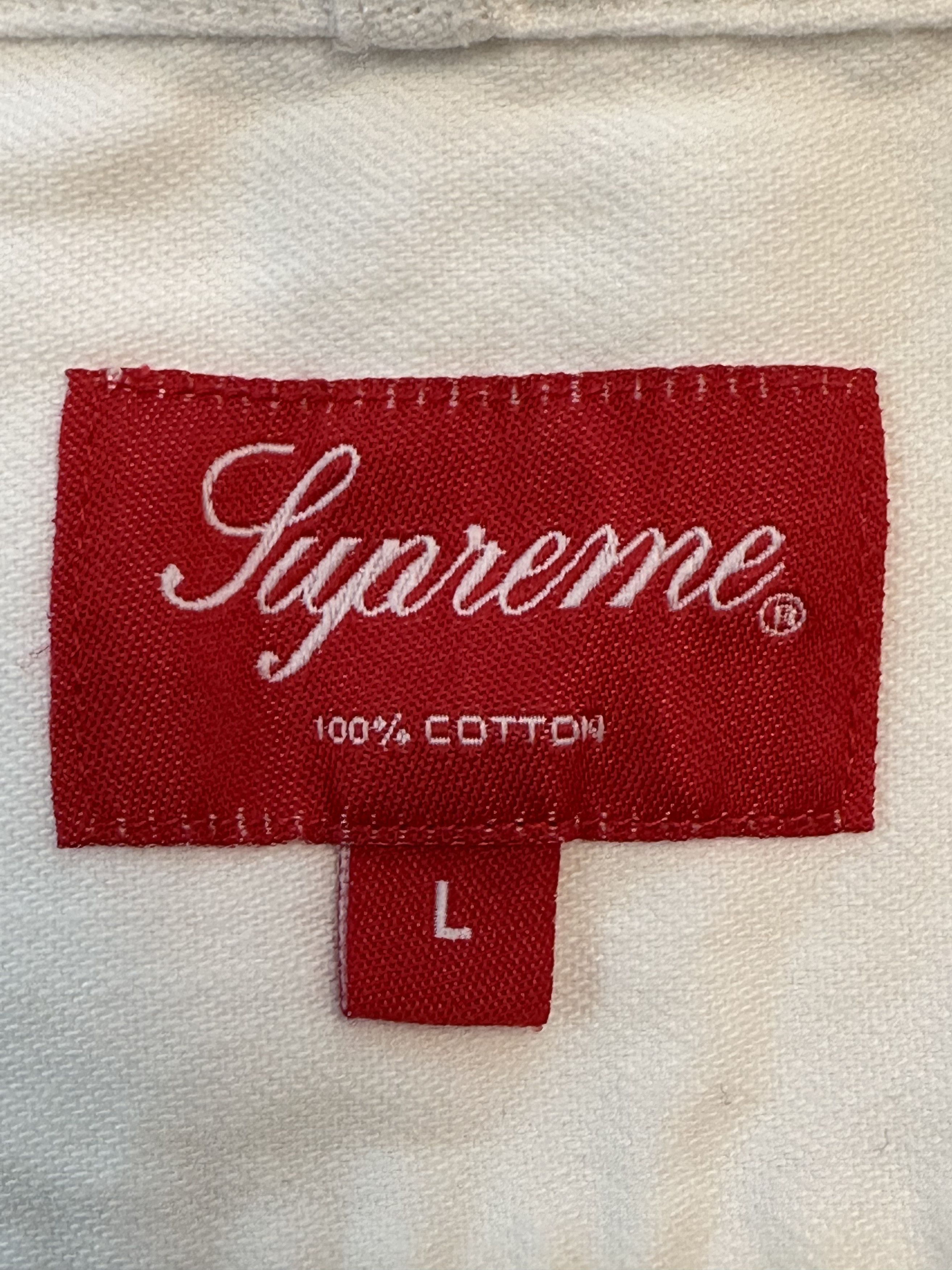 Supreme Supreme Hooded Shirt White SS17 Size US L / EU 52-54 / 3 - 3 Thumbnail