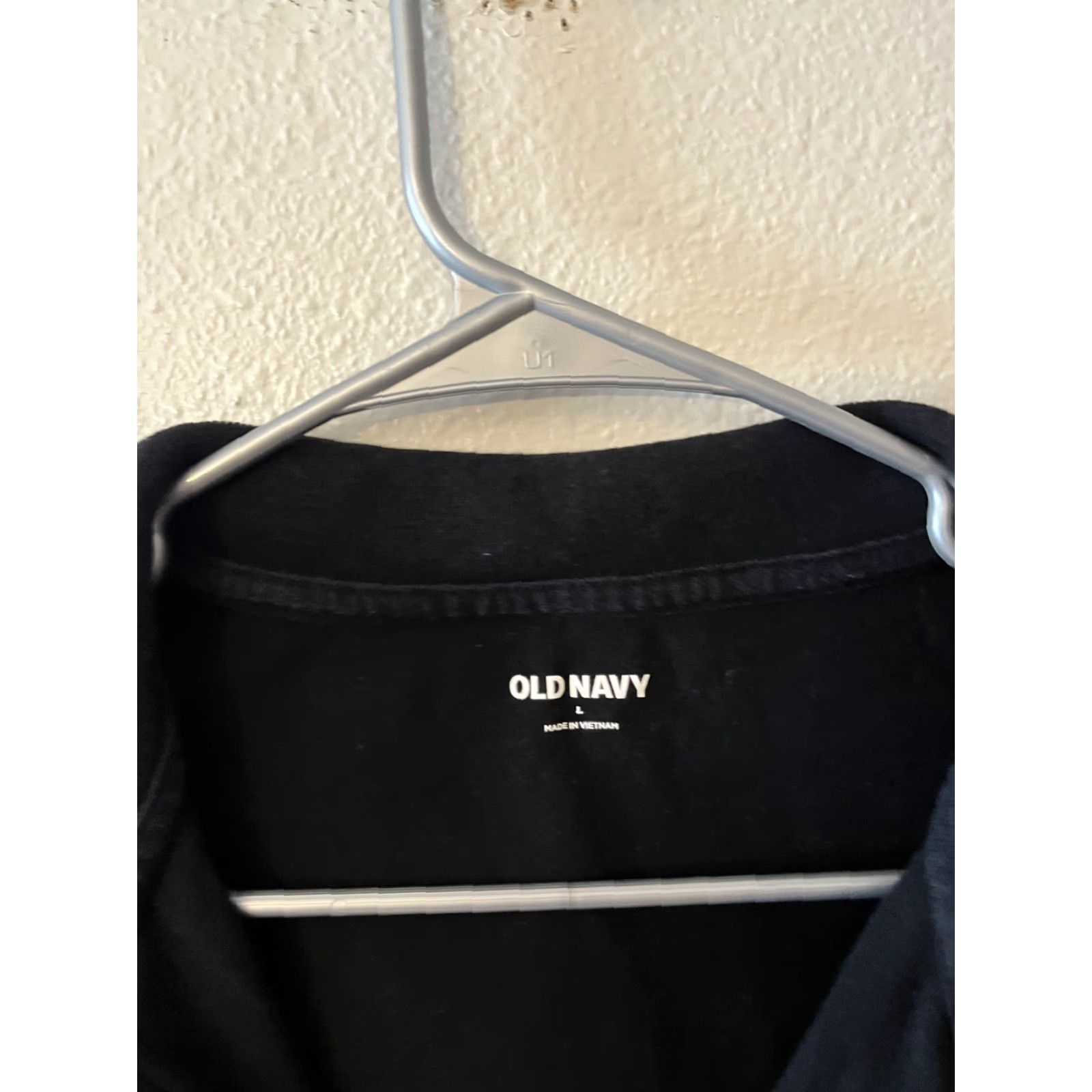 Old Navy Old Navy Polo Top Womens L Black Short Sleeve Shirt Polo Size L / US 10 / IT 46 - 2 Thumbnail
