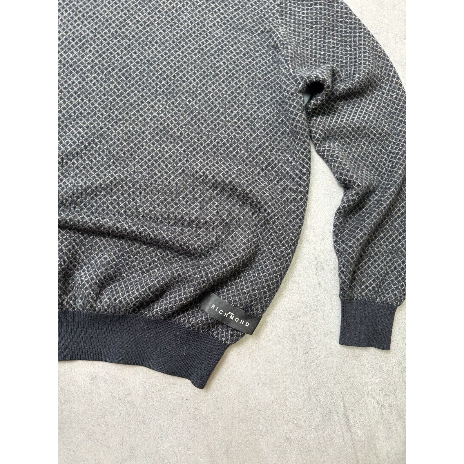 John Richmond John Richmond Sweater Jumper Size M Blue Pullover Men Size US M / EU 48-50 / 2 - 6 Thumbnail