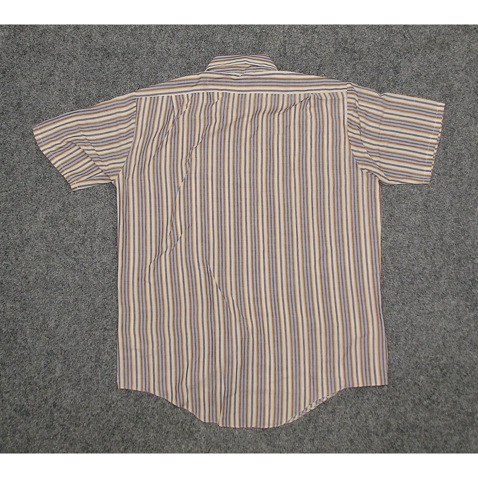 Vintage Darwin Vintage 70s Sheer Striped Disco Overshirt Mauve Size US M / EU 48-50 / 2 - 4 Thumbnail