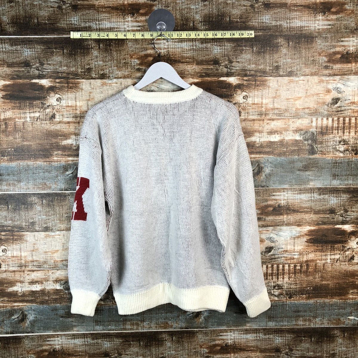 Vintage DLL City Guy Club cartoon japan vintage Grey Knitwear #C167 Size US M / EU 48-50 / 2 - 12 Thumbnail