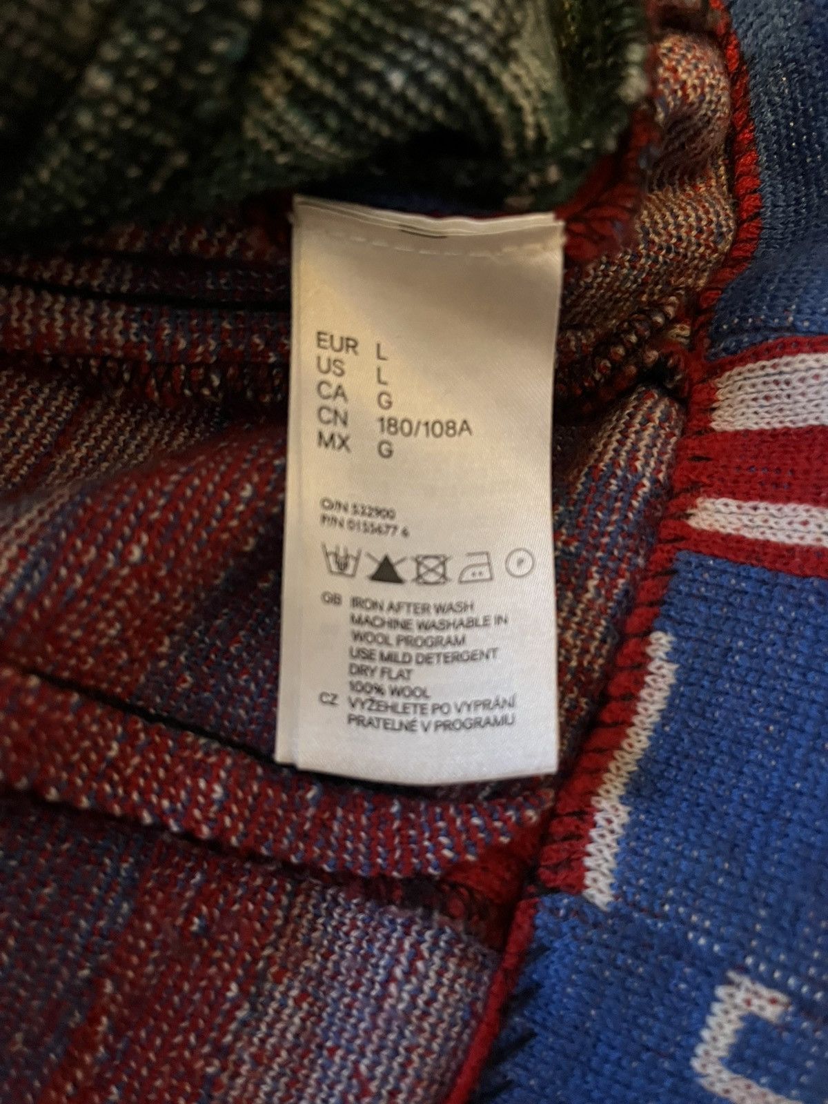 H&M × Maison Margiela Maison Margiela x H&M Supporter Scarf Sweater L Size US L / EU 52-54 / 3 - 4 Thumbnail