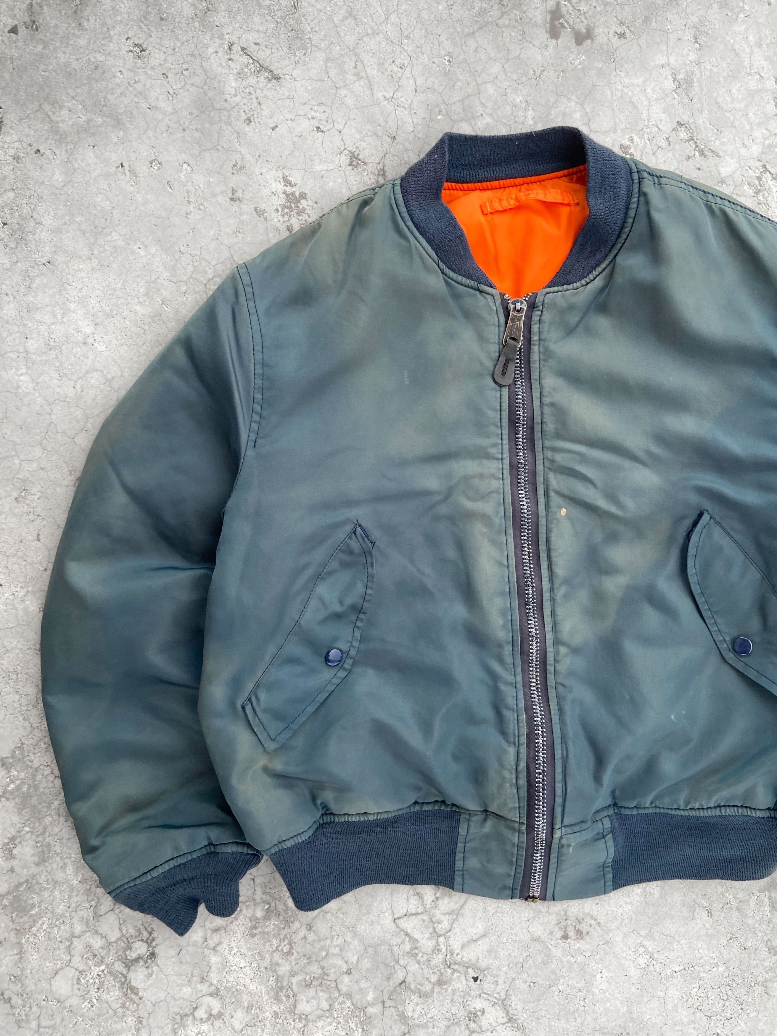 Other Faded Reversible Ma-1 Bomber Jacket Size US M / EU 48-50 / 2 - 8 Thumbnail