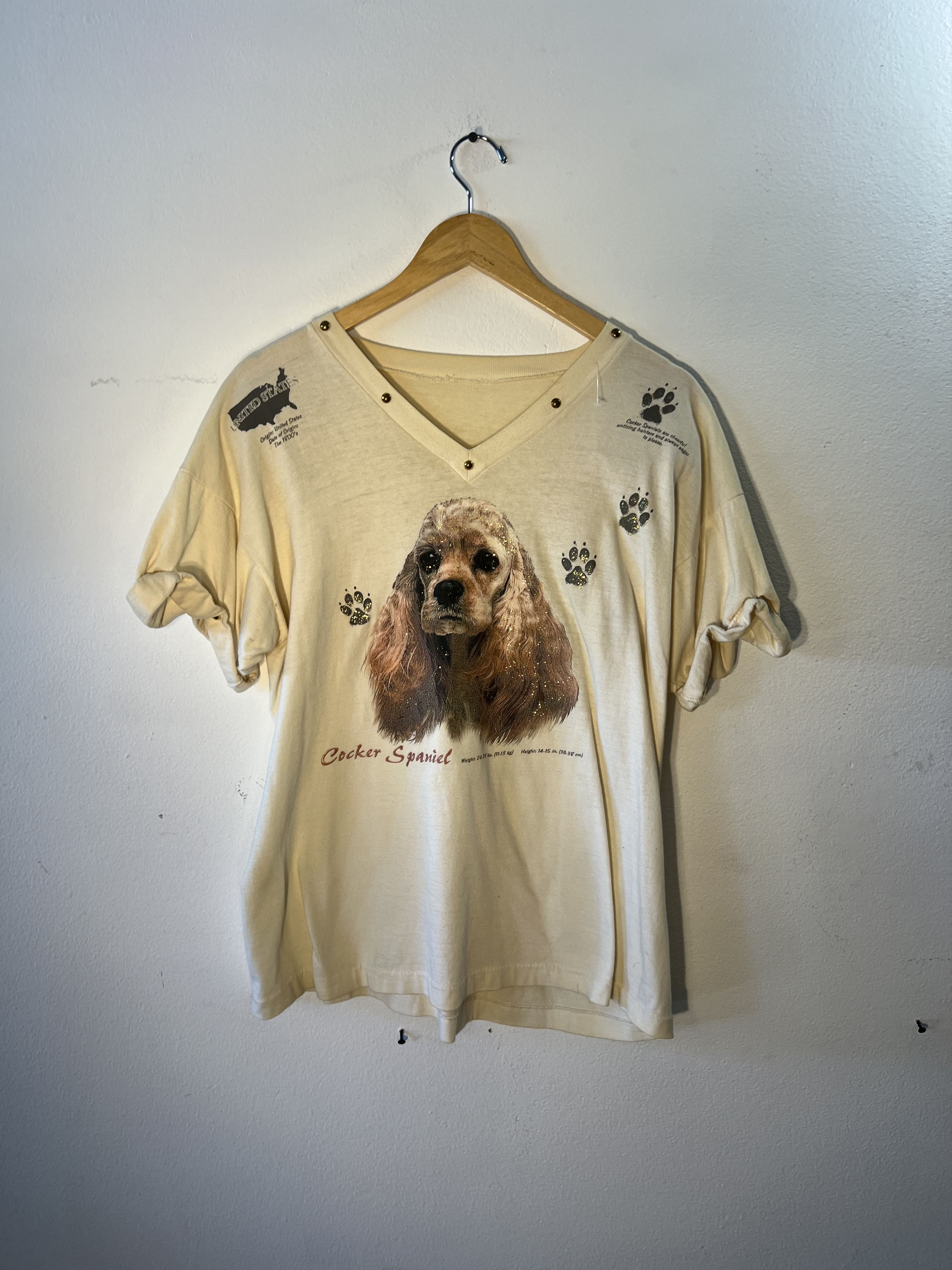 Other × Vintage Vintage Cocker Spaniel Dog T Shirt Size M / US 6-8 / IT 42-44 - 1 Thumbnail