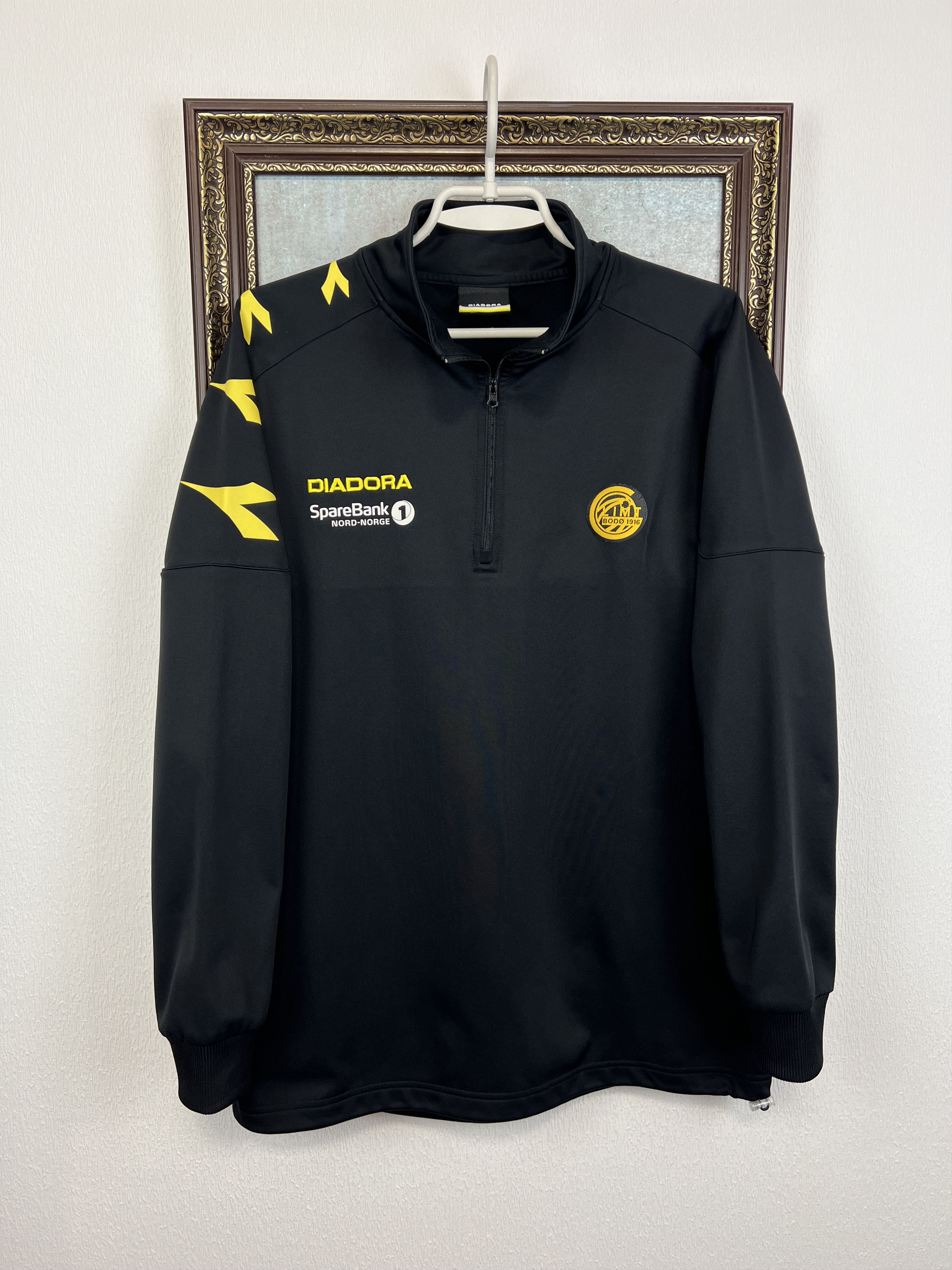 Diadora Vintage Bodo Glimt Football Train Jacket Soccer Sweatshirt Size US M / EU 48-50 / 2 - 1 Thumbnail