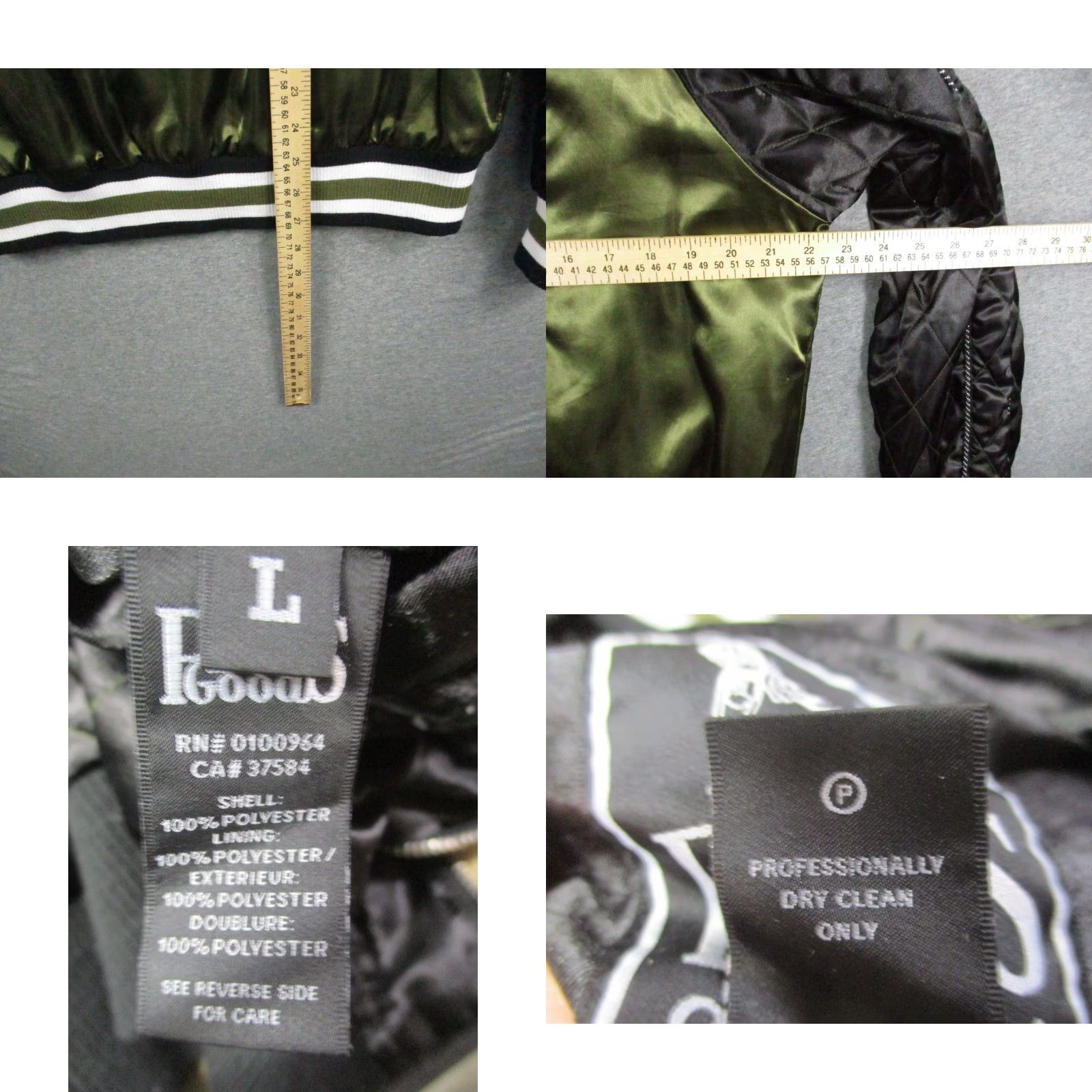 Prps PRPS Tiger Bomber Jacket Large Mens Aviator Varsity Embroidered Quilted Jacket Size US L / EU 52-54 / 3 - 9 Thumbnail