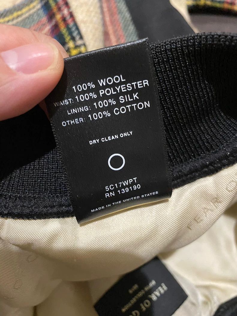 Fear of God Fear of God Wool plaid pants Size US 42 / EU 58 - 6 Thumbnail