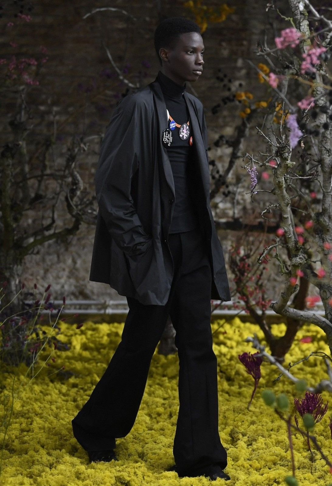 Raf Simons Raf Simons SS/21 Runway black flared pants Size US 32 / EU 48 - 8 Thumbnail