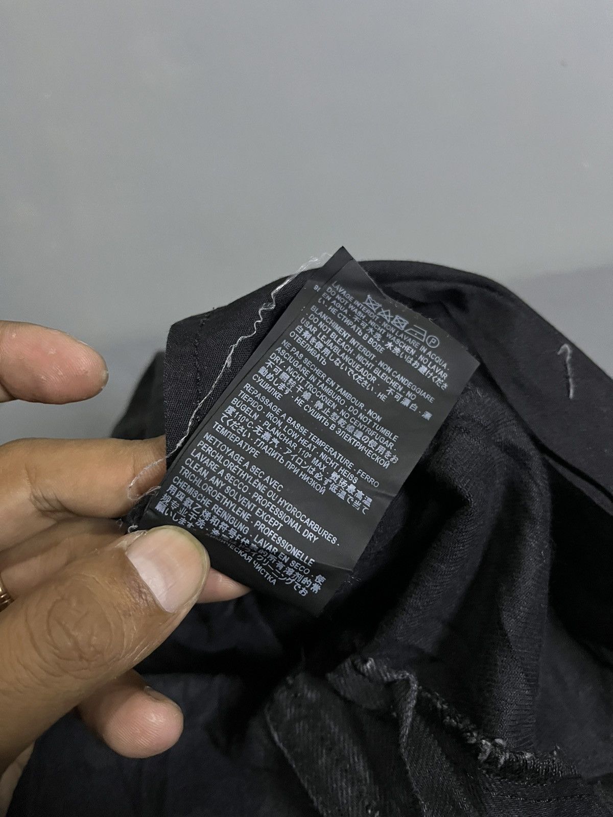 Saint Laurent Paris Black Raw Skinny Jeans Size 24" / US 00 / IT 34 - 12 Thumbnail