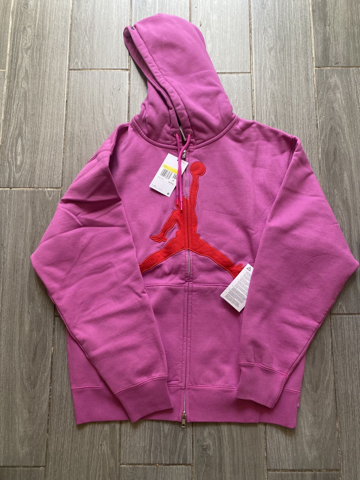 Jordan Brand × Supreme Supreme Jordan Zip Up Hooded Sweatshirt