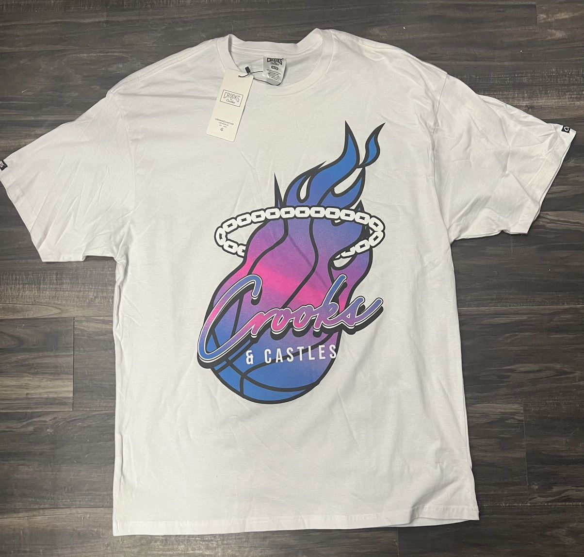 Crooks & Castles Men’s crooks and castles white T- shirt new with tags Size US XL / EU 56 / 4 - 1 Preview