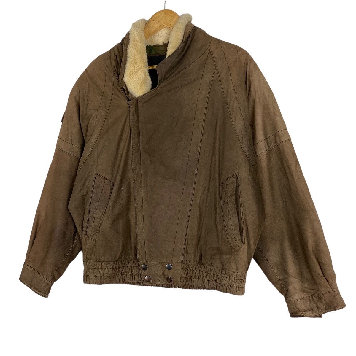 Enzo Mantovani Enzo Molteni Sherpa Collar Lining Jacket Size US M / EU 48-50 / 2 - 3 Thumbnail