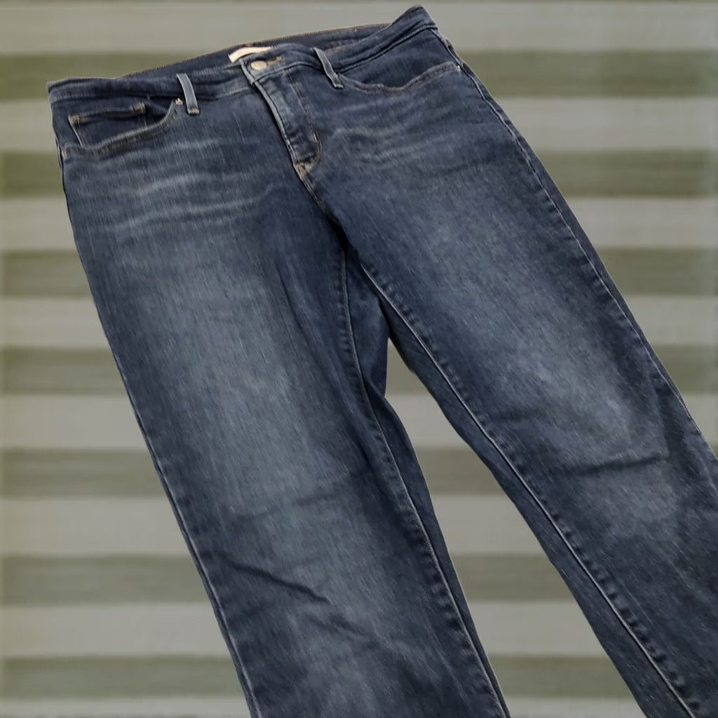 Levi's Levi's Women's 311 Shaping Skinny Jeans 34x31 Blue Denim Jeans Mid Rise 5-Pocket Logo Zipper Button 311 Shaping Skinny Regular Fit Ladies Girls, 90s? Size 24" / US 00 / IT 34 - 1 Thumbnail
