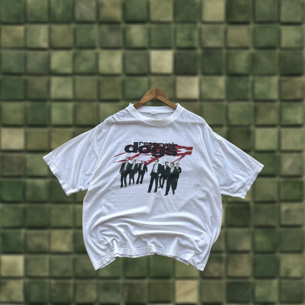 Vintage VINTAGE Reservoir Dogs T-Shirt 1992 Quentin Tarantino Movie Tee XL White Mens 90s Retro Movie Merch Size US XL / EU 56 / 4 - 1 Thumbnail