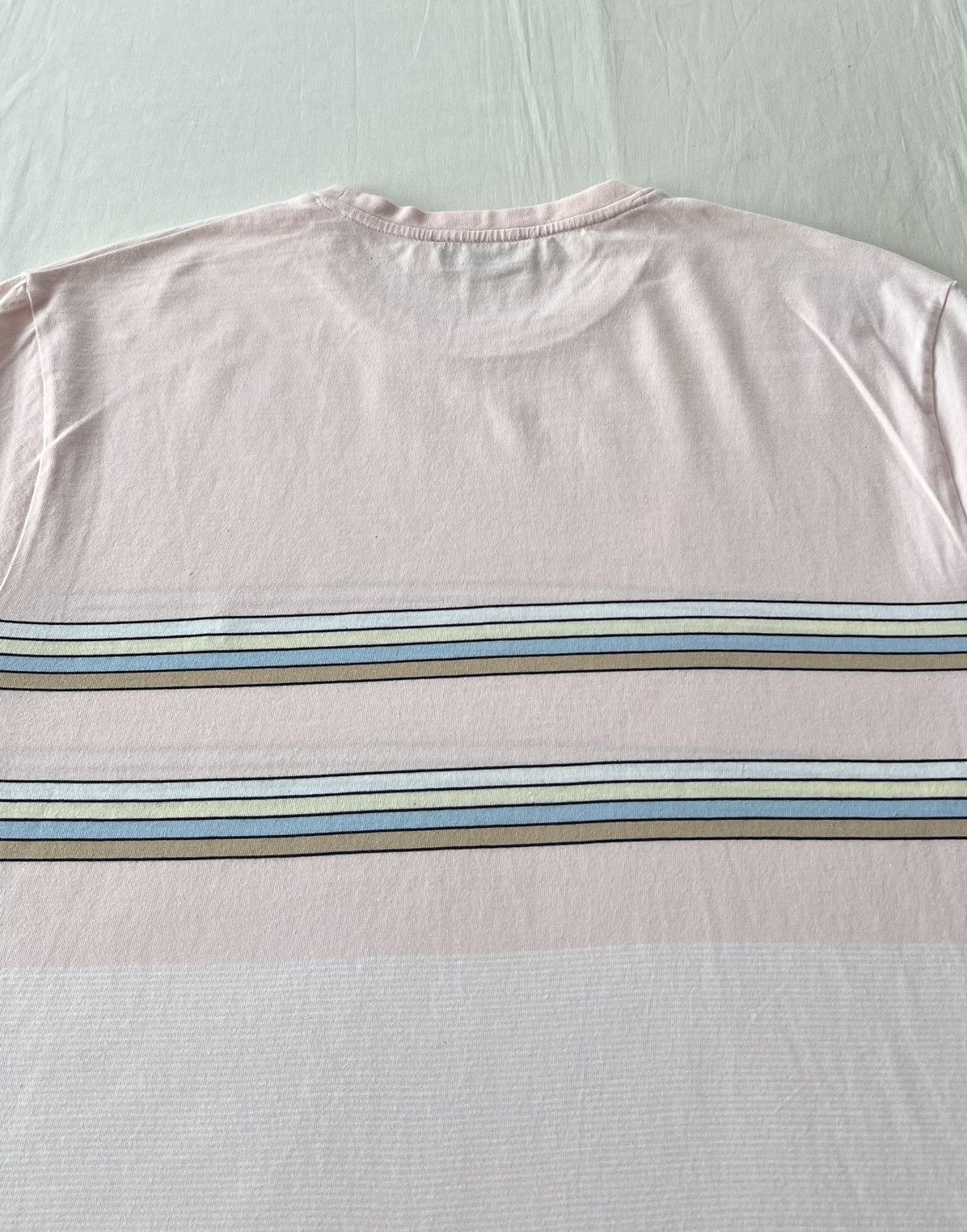 Yves Saint Laurent Vintage 90s Yves Saint Laurent Striped T-shirt Size US XL / EU 56 / 4 - 12 Thumbnail