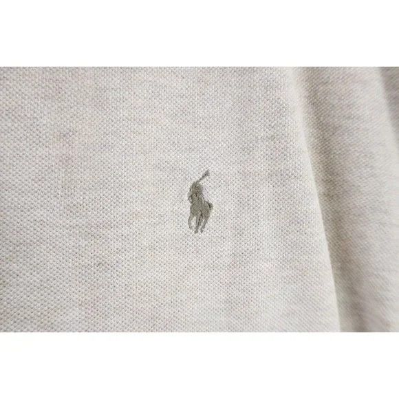 Polo Ralph Lauren Vintage 90s Ralph Lauren Faded Collared Polo Shirt Beige Size US L / EU 52-54 / 3 - 8 Thumbnail