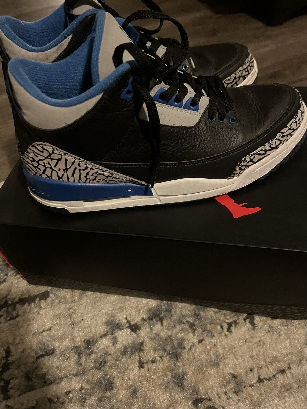 Jordan Brand Air jordan 3 retro “Sport blue” Size US 8 / EU 41 - 5 Thumbnail