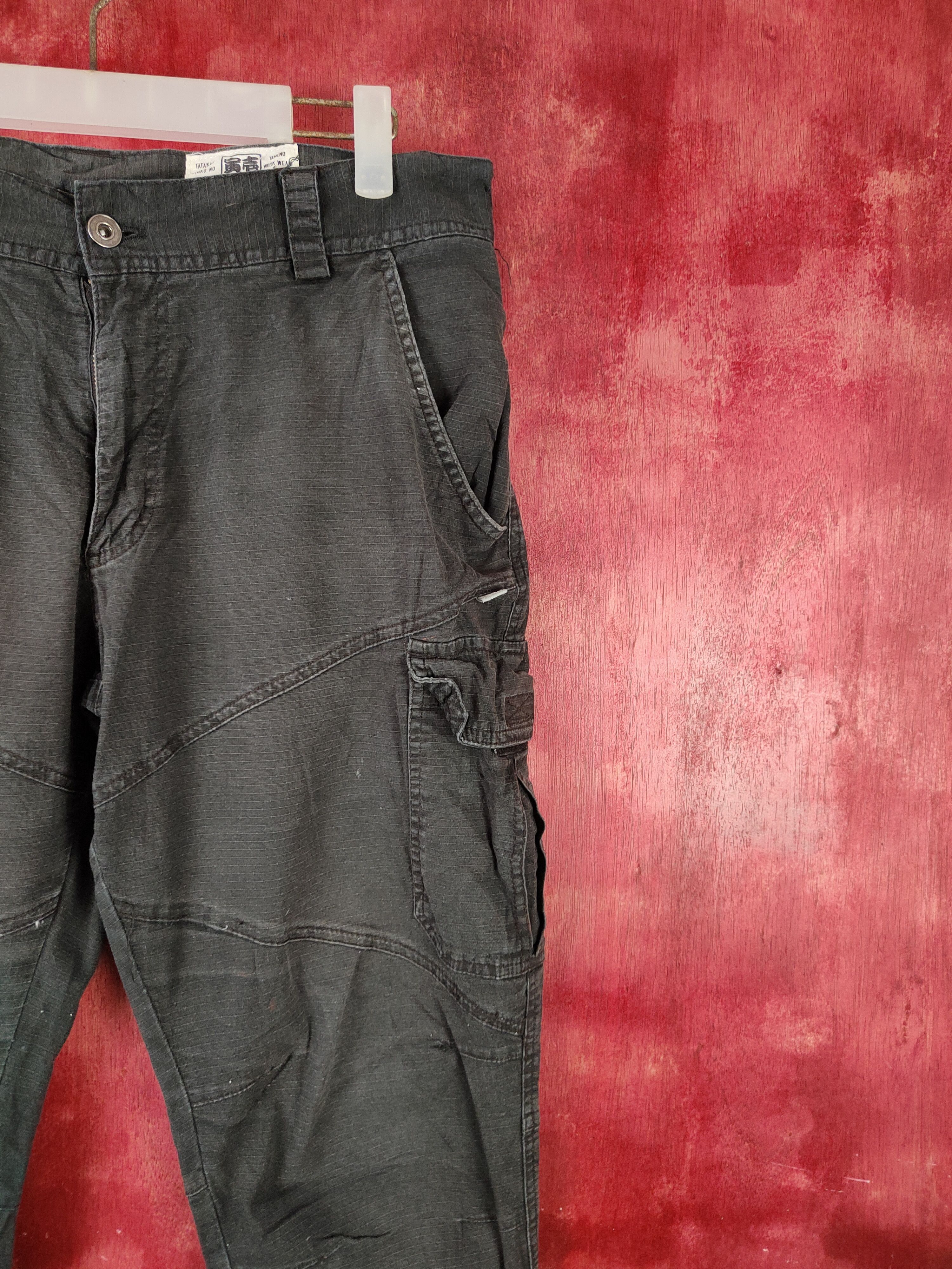 Japanese Brand Toraichi Black Multipocket Tactical Jogger Pants #S1294 Size US 32 / EU 48 - 6 Thumbnail