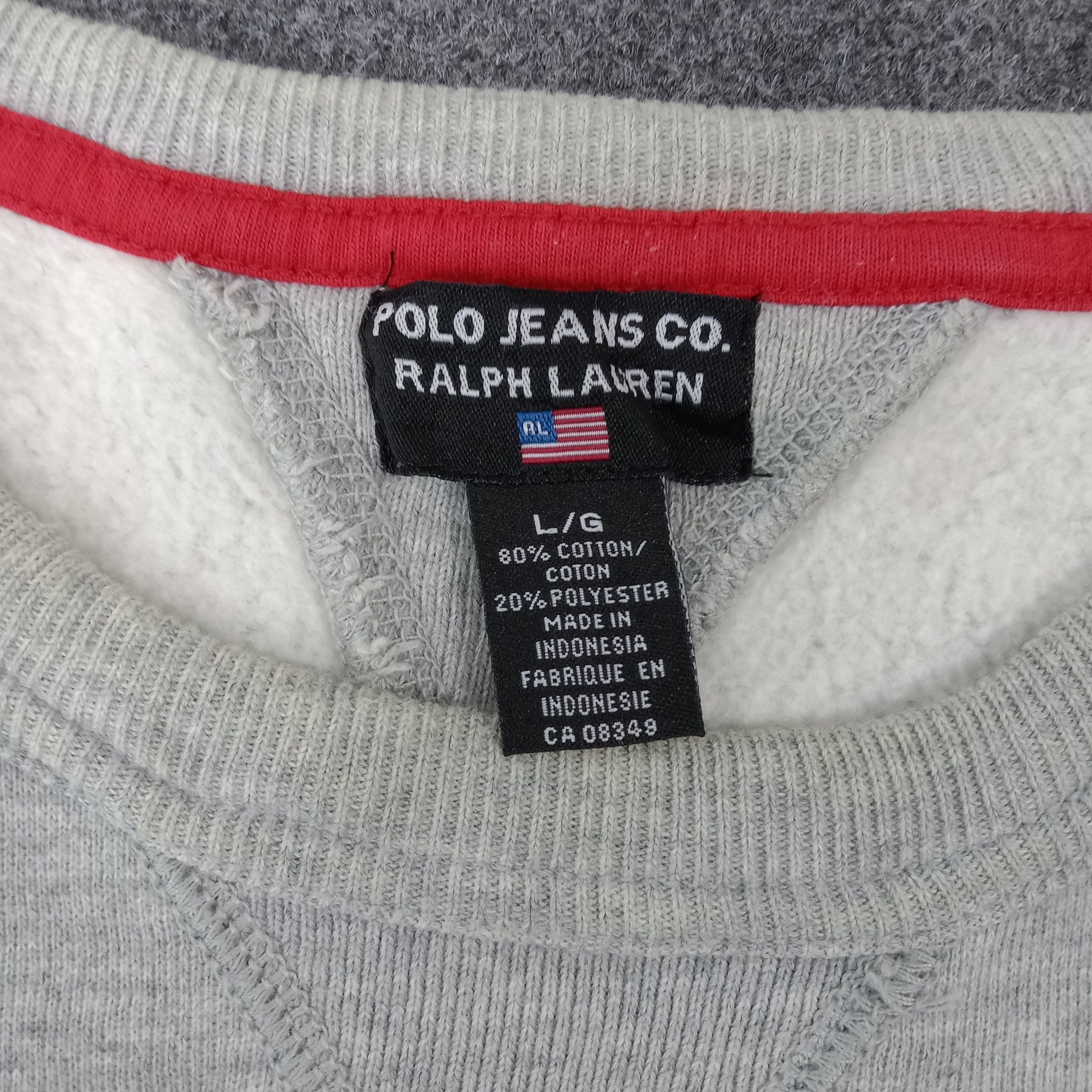 Polo Ralph Lauren Polo Jeans Company by Ralph Lauren Sweatshirt C266N9 Size US XL / EU 56 / 4 - 4 Thumbnail