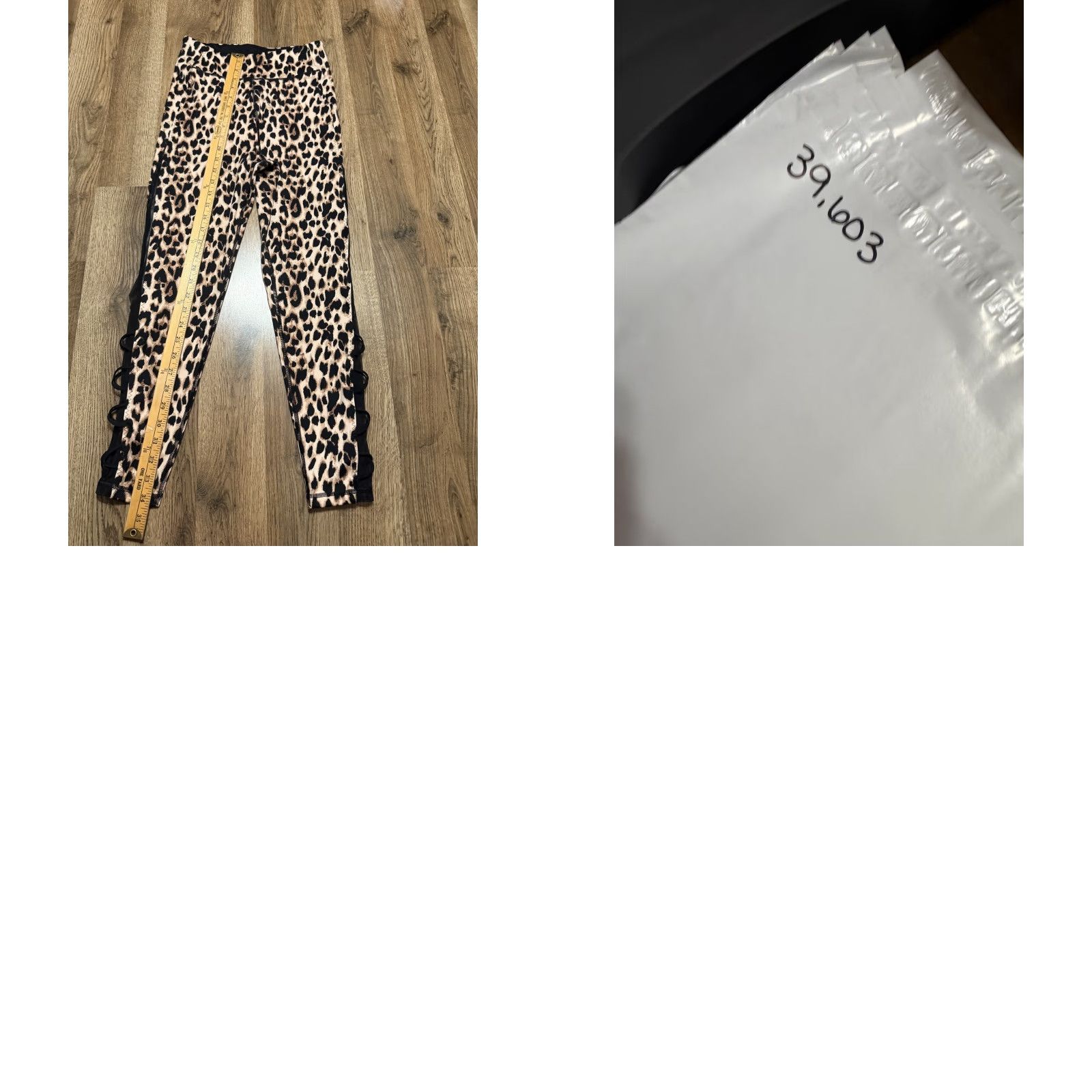Victoria's Secret Victoria's Secret Pants Women's Size Small Black Brown Cheetah Print Leggings Size 28" / US 6 / IT 42 - 8 Thumbnail
