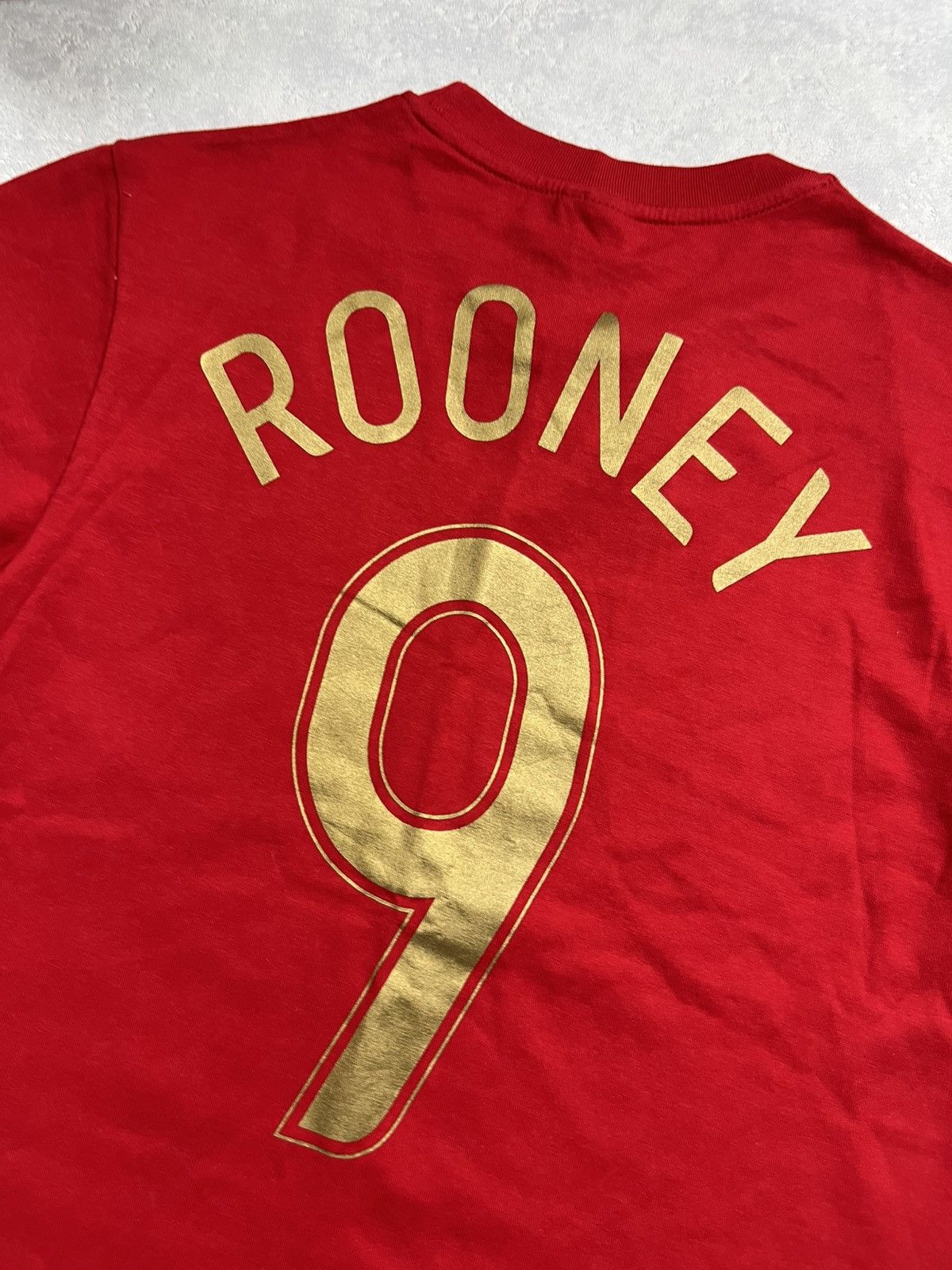 Nike NWT 00s Nike England Rooney Vintage Y2K Soccer Retro T-Shirt Size US S / EU 44-46 / 1 - 8 Thumbnail