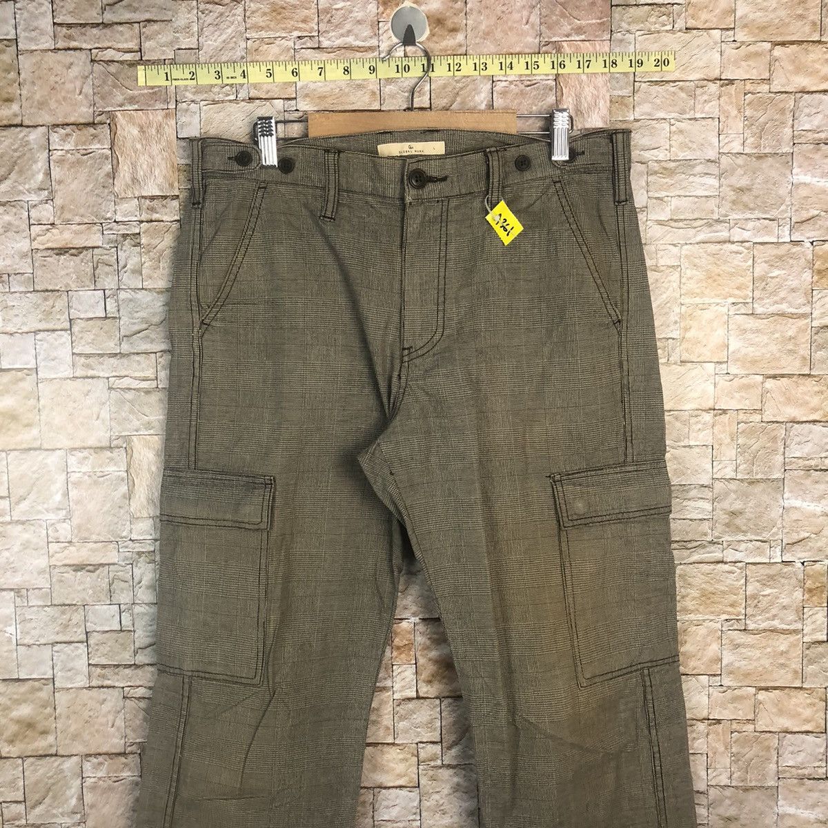Global Work Global Work Brown utility Cargo Multipocket Pants #A361 Size US 32 / EU 48 - 2 Thumbnail