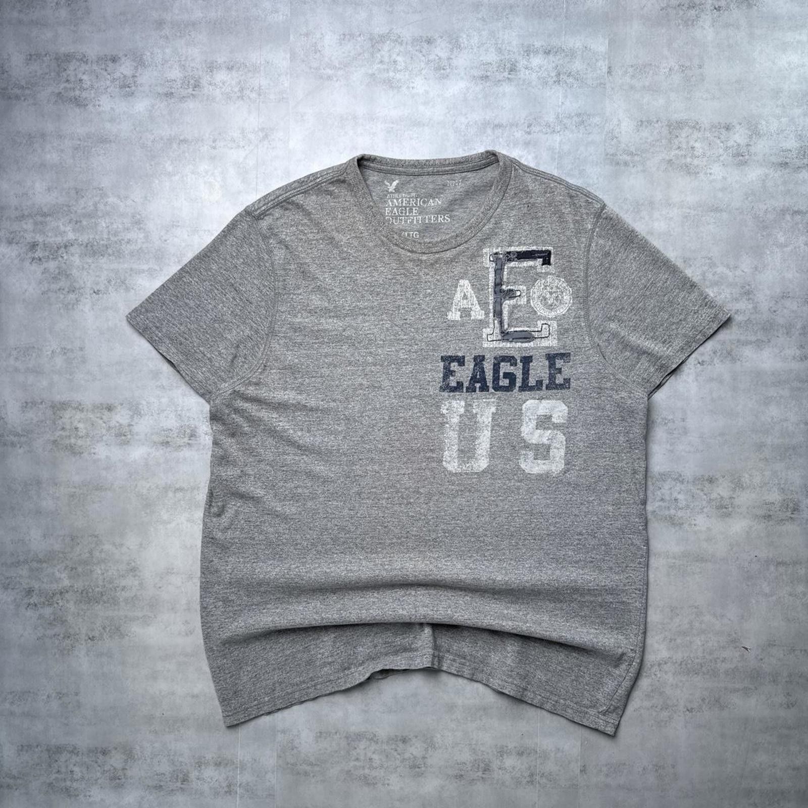 American Eagle Outfitters Y2K American Eagle 00s Gray T shirt Size US XXL / EU 58 / 5 - 5 Thumbnail