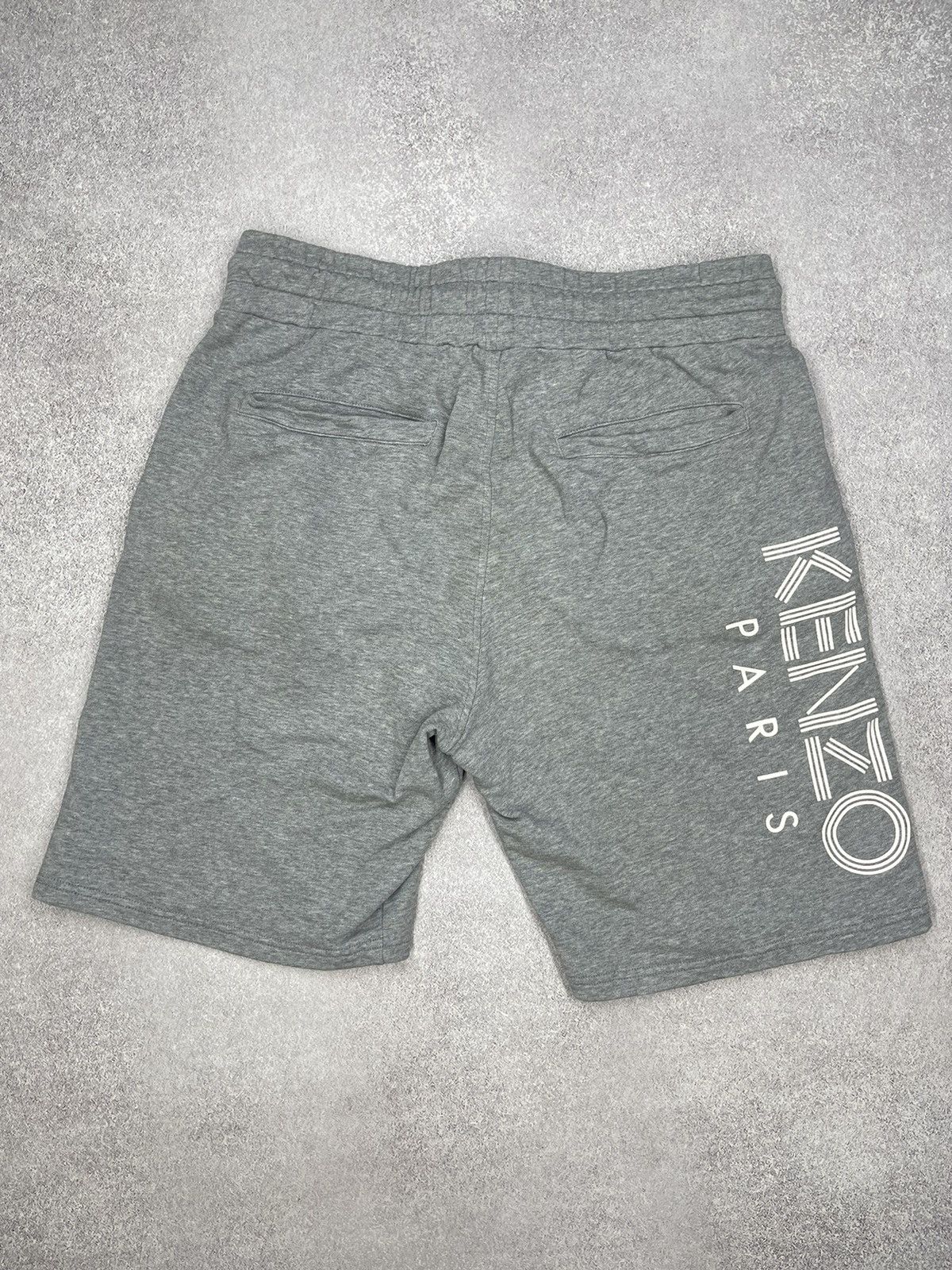 Kenzo Mens Kenzo Paris Grey Shorts Big Logo Size M Size US 32 / EU 48 - 2 Thumbnail