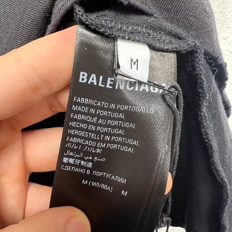 Balenciaga Balenciaga Ai Generation LOGO Letter Print Old Destruction Size US M / EU 48-50 / 2 - 4 Thumbnail