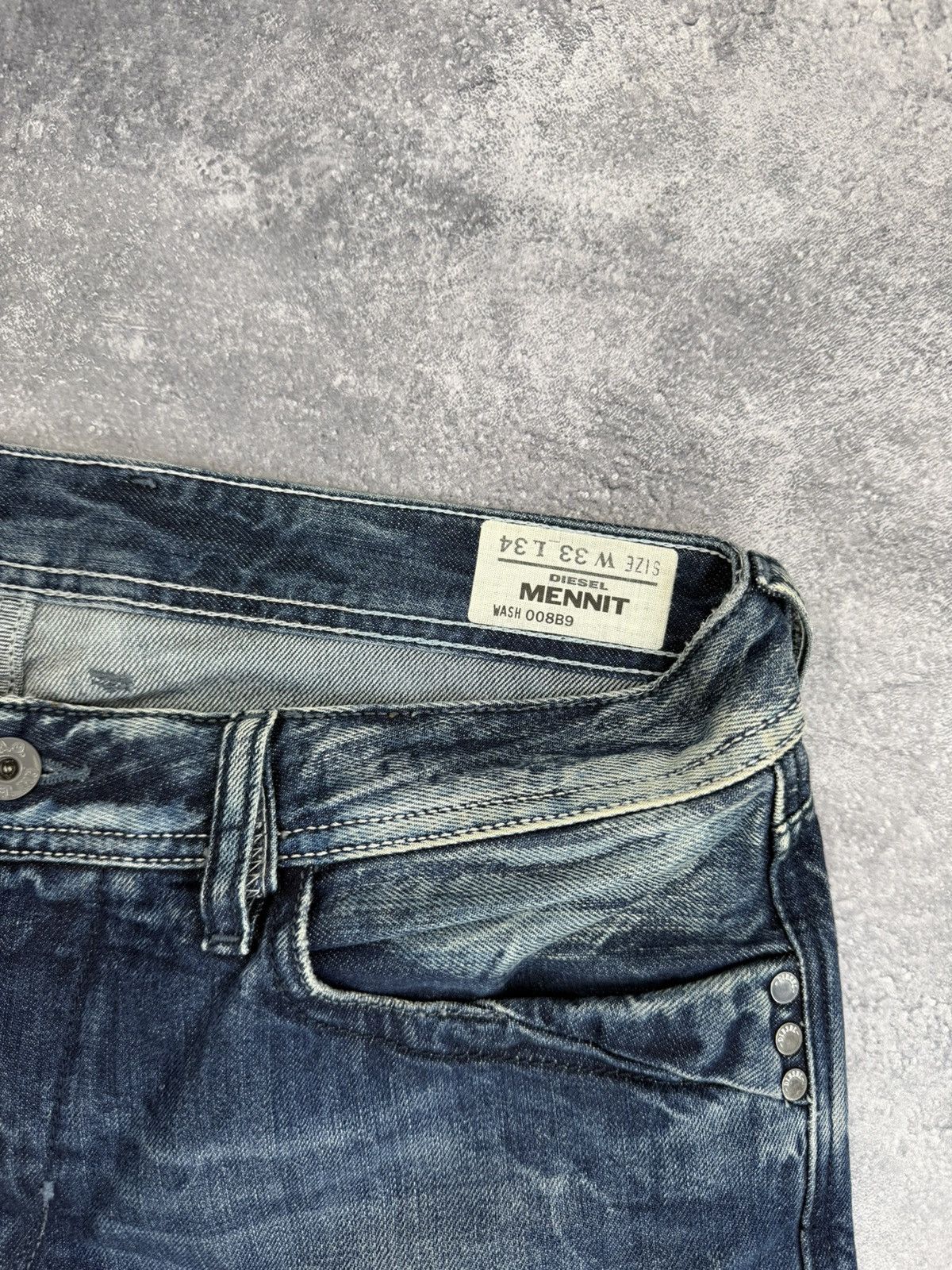 Diesel Vintage Diesel Denim Jeans Baggy Flared Bootcut Avant Garde Size US 33 - 13 Thumbnail