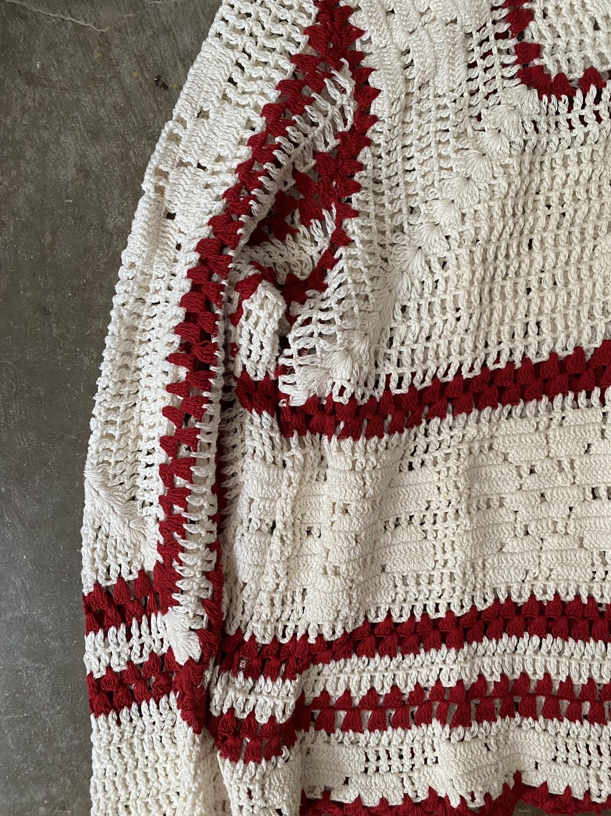 Bode Bode Mockneck Crochet Pullover Kapital Our Legacy Sacai Size US L / EU 52-54 / 3 - 4 Thumbnail