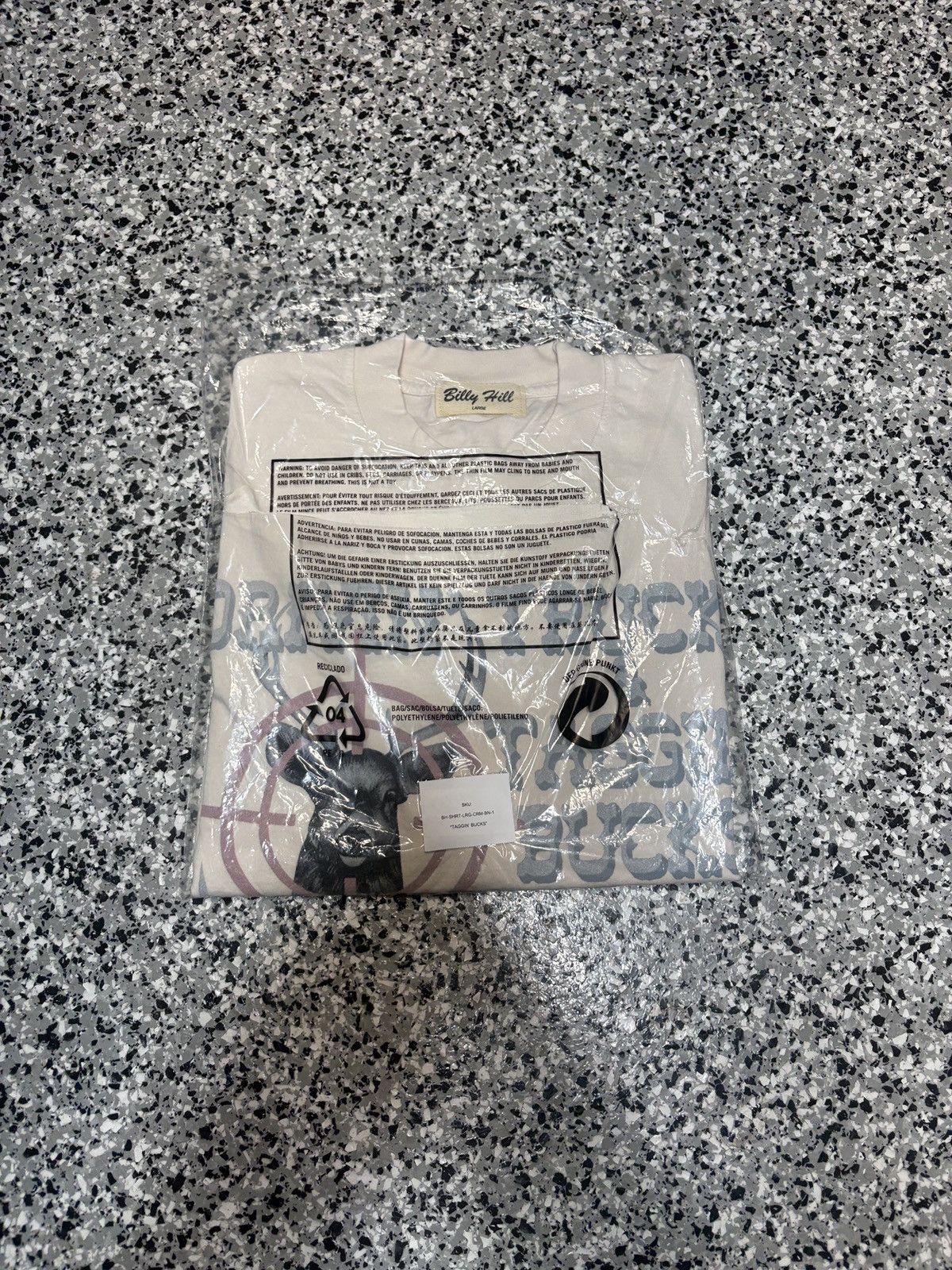 Billy Hill 2023 Billy Hill Cream “Taggin’ Bucks” T-Shirt Size L Size US L / EU 52-54 / 3 - 4 Thumbnail