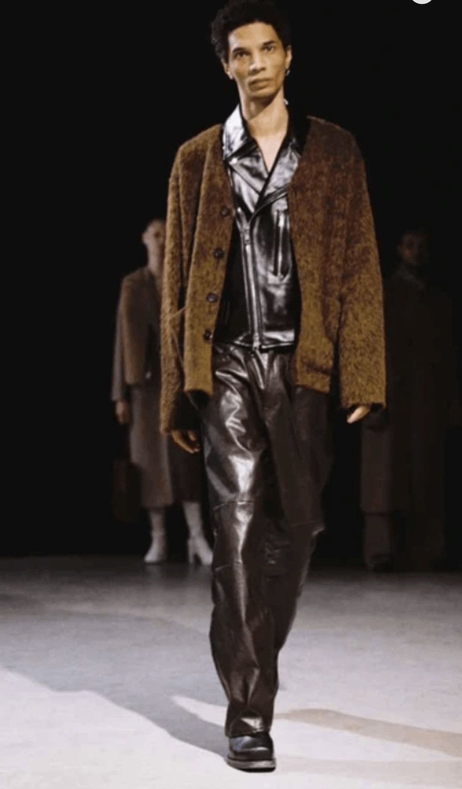 Our Legacy FW21 Grail Our Legacy wool alpaca brown cardigan sweater Size US M / EU 48-50 / 2 - 7 Thumbnail