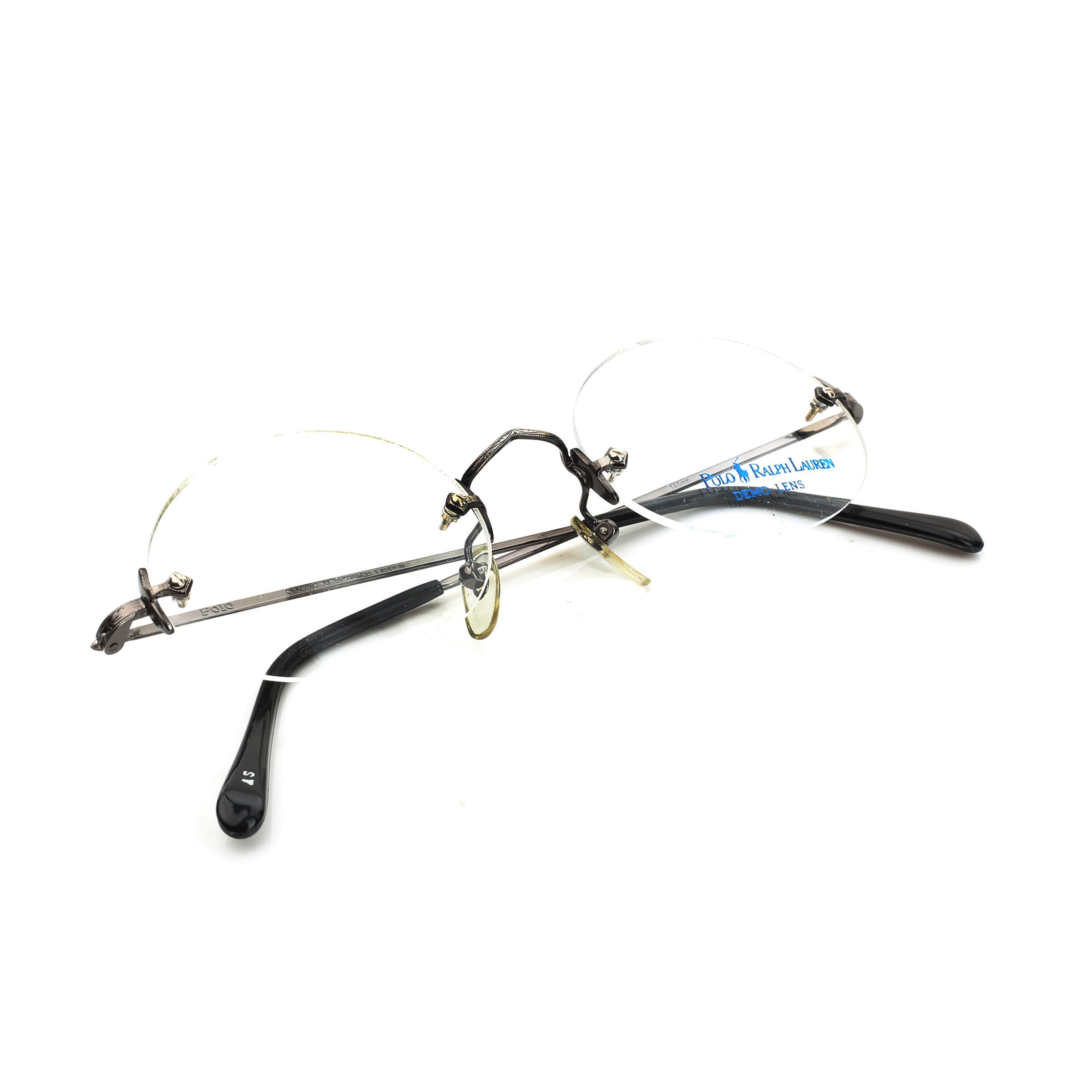 Polo Ralph Lauren Polo Ralph Lauren '90s Rimless Dark Gray Glasses Size ONE SIZE - 3 Thumbnail