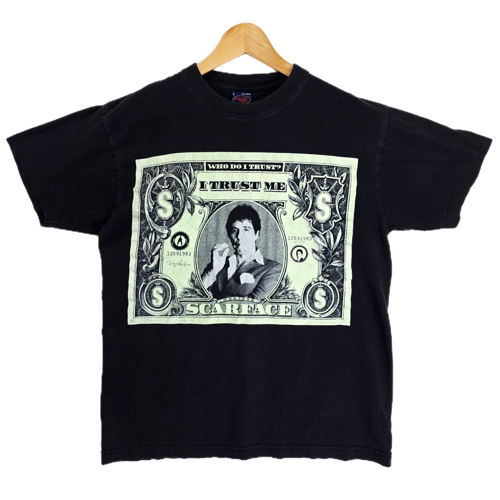 Other Vintage Scarface Shirt Mens Large Black Movie I Trust Me Size US L / EU 52-54 / 3 - 1 Thumbnail