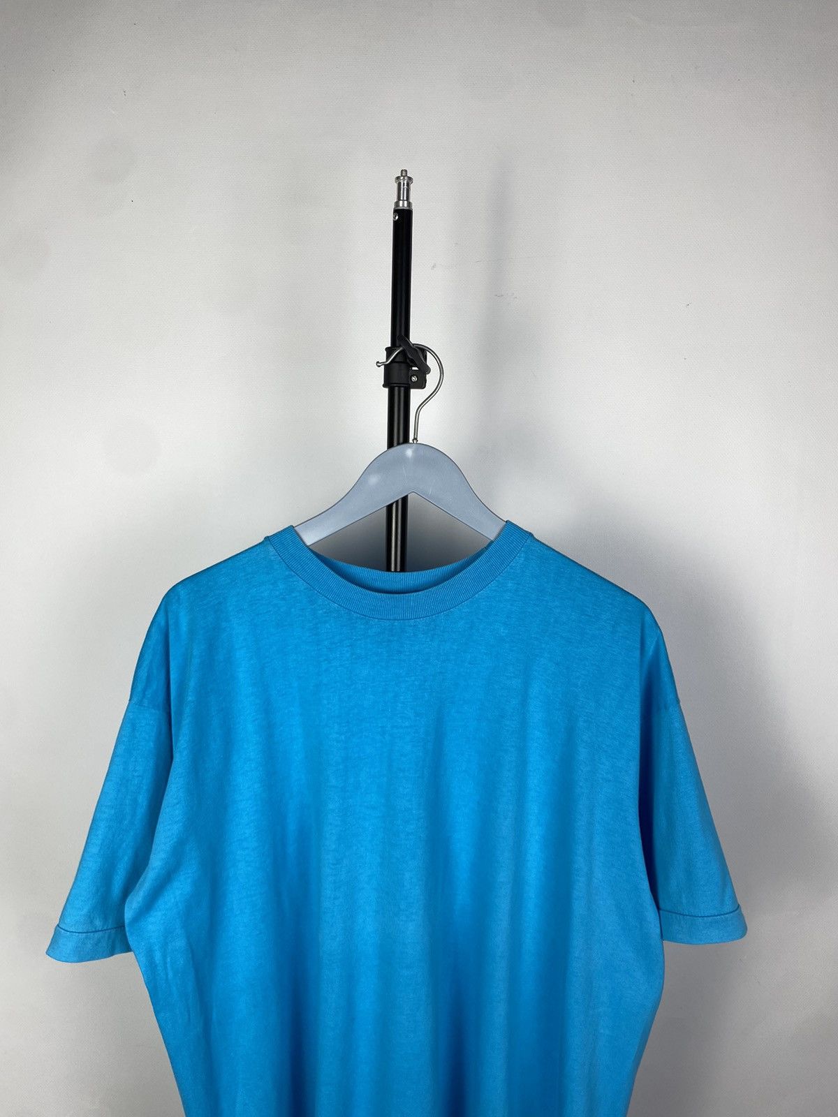 Japanese Brand × Vintage Vintage 80s Japanese Style Faded Blank Tee shirt Y2K rare Size US L / EU 52-54 / 3 - 3 Thumbnail