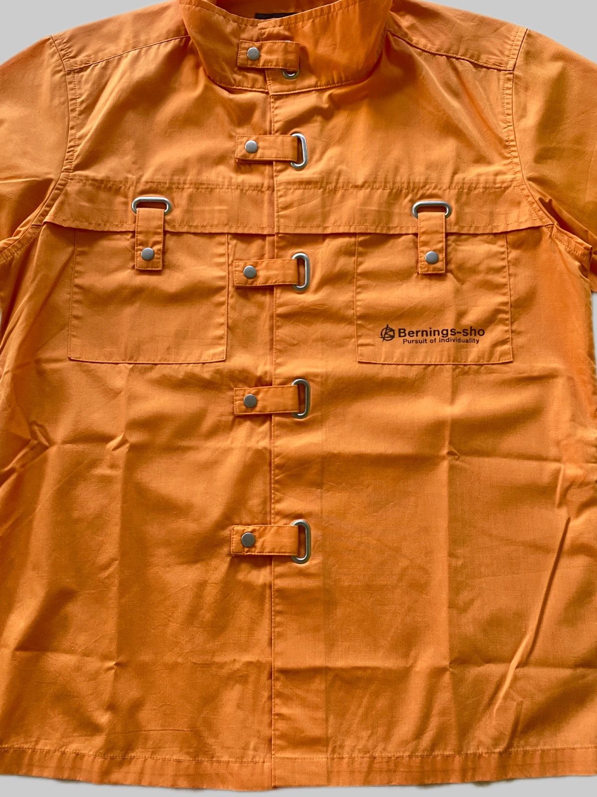 BERNINGS SHO Rare Bernings-sho Bondage Buckle Work Shirt Size US M / EU 48-50 / 2 - 4 Thumbnail