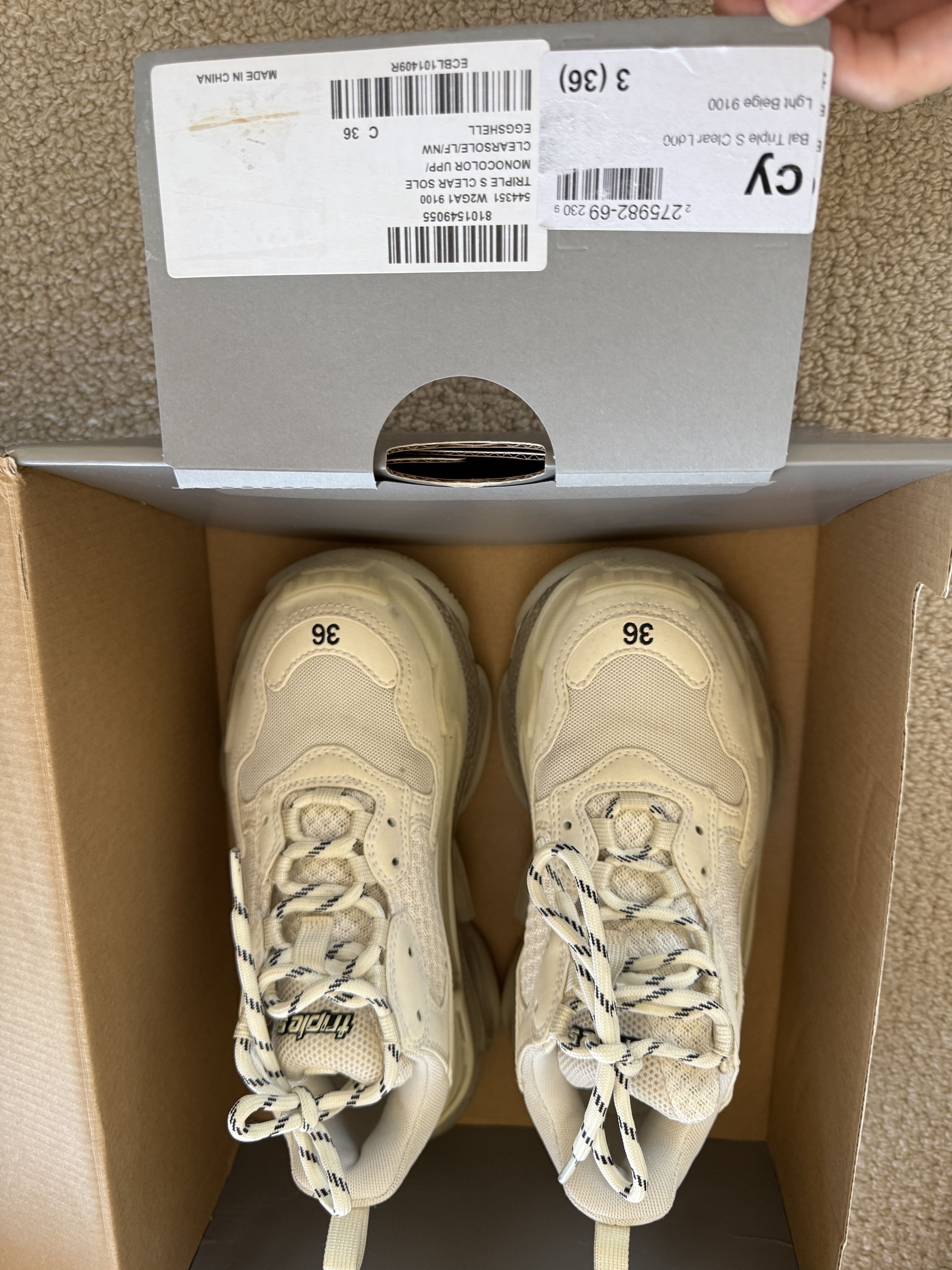 Balenciaga Triple S Clear Sole Size US 6 / IT 36 - 2 Thumbnail